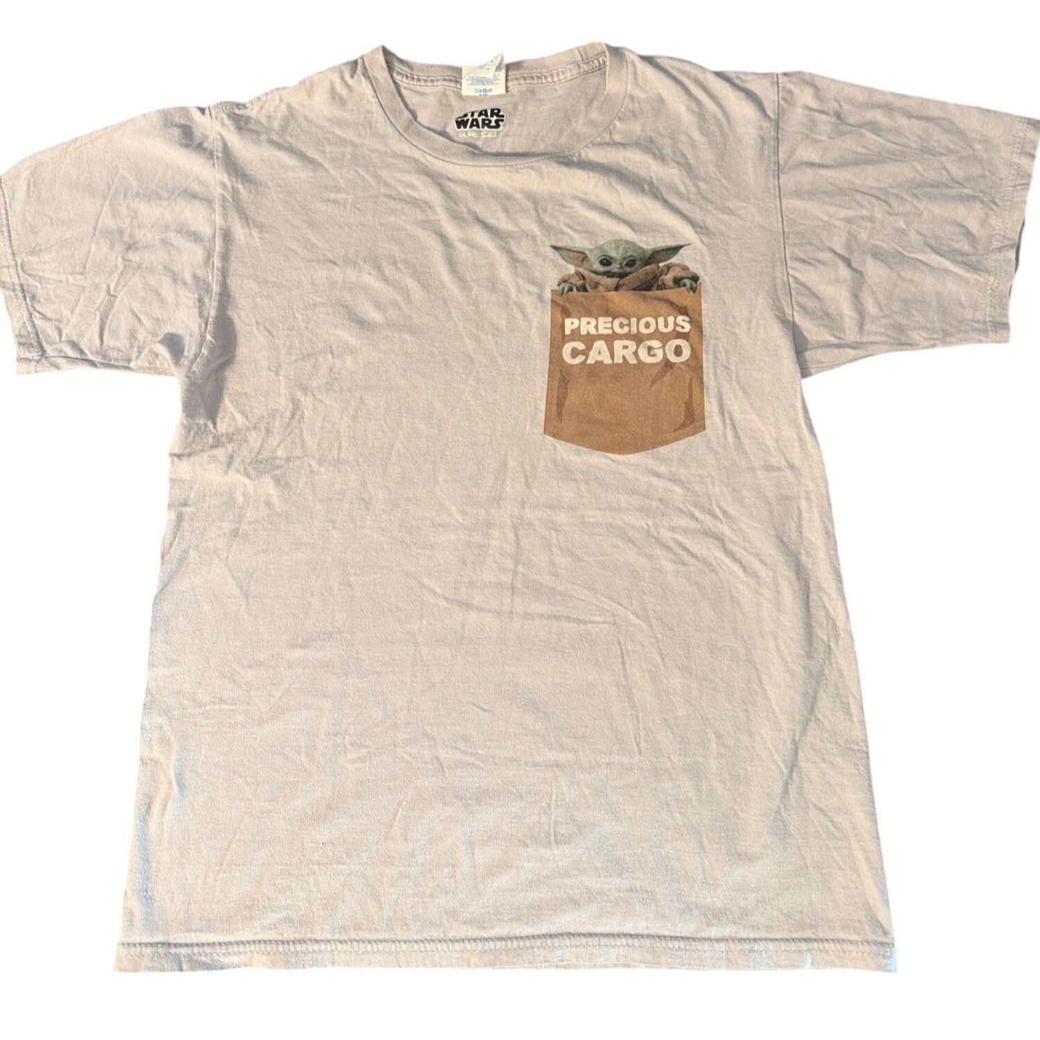 Star Wars Star Wars Precious Cargo Baby Yoda T Shirt Mandalorian Pocke Size US S / EU 44-46 / 1 - 1 Thumbnail