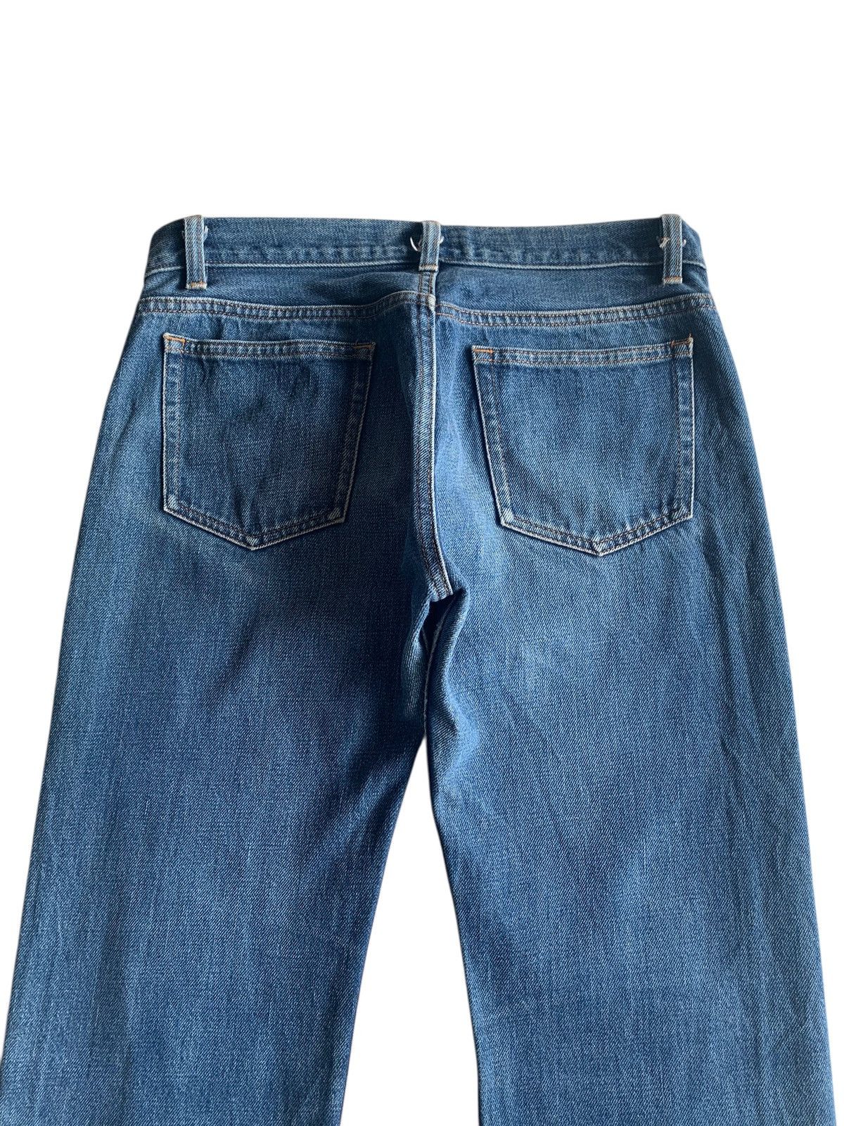 A.P.C. VINTAGE APC SELVEDGE BUTTON FLY FADED DISTRESSED DENIM Size US 30 / EU 46 - 8 Thumbnail