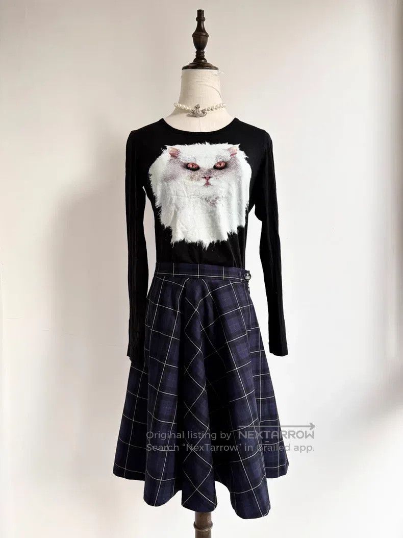 Vivienne Westwood Vivienne Westwood size 3 Blue Plaid Skirt Size 24" / US 00 / IT 34 - 2 Thumbnail