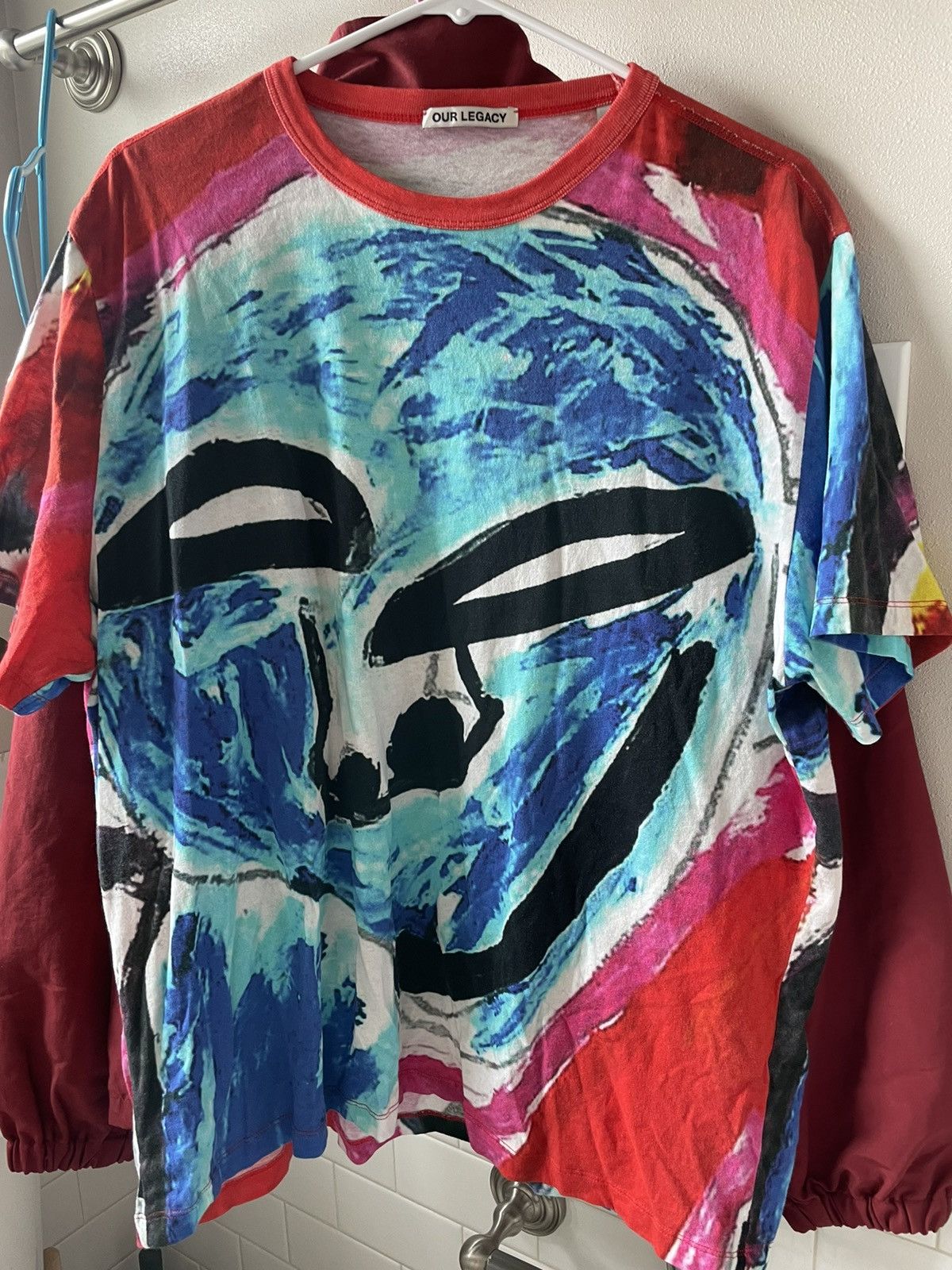 Our Legacy 🚨NEED GONE🚨Our Legacy New Box T-Shirt Voodoo Face Size US M / EU 48-50 / 2 - 1 Thumbnail