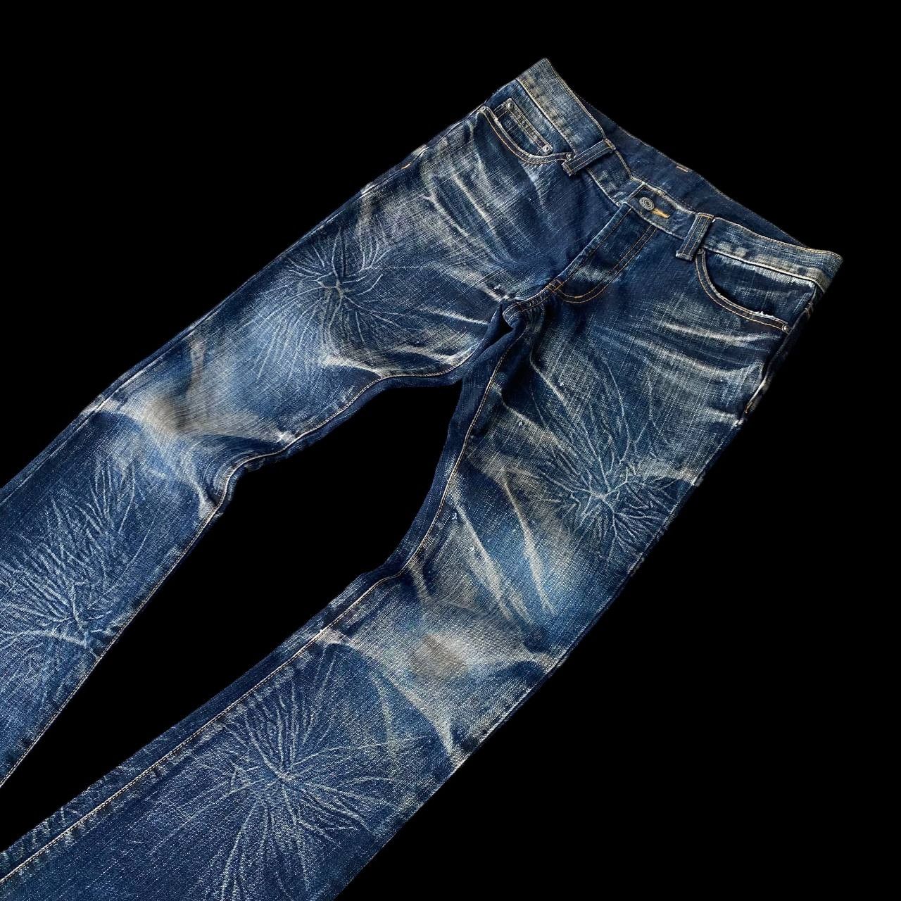 Japanese Brand BOOTCUT JAPAN MODERN LOVERS STARBURST WASH RUSTY CLAWMARK Size US 28 / EU 44 - 6 Thumbnail