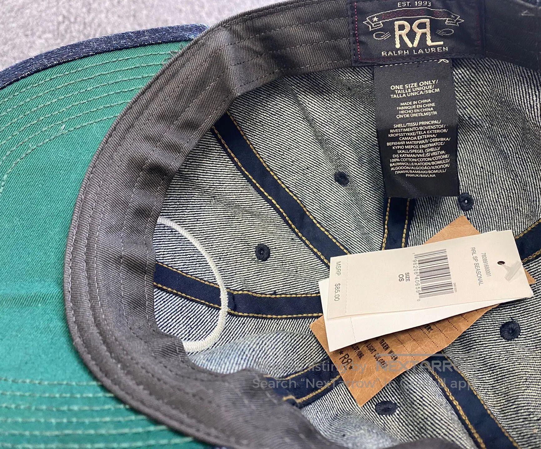 RRL Ralph Lauren Double RL RRL Military Angel Wing Trucker Cap. Size ONE SIZE - 7 Thumbnail