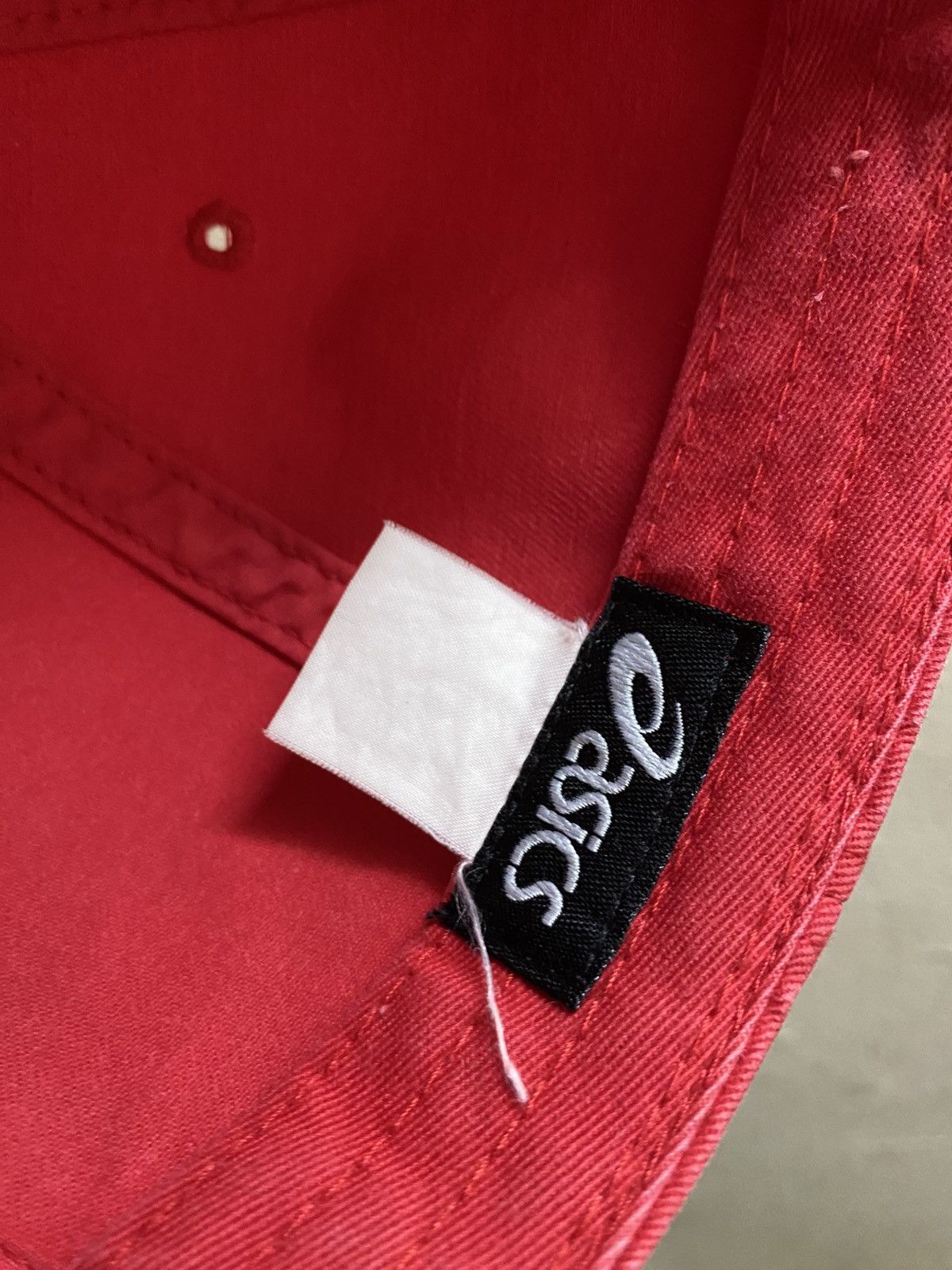 Asics × Vintage Asics Spellout Avant Garde Distressed Style Cap Size ONE SIZE - 7 Thumbnail