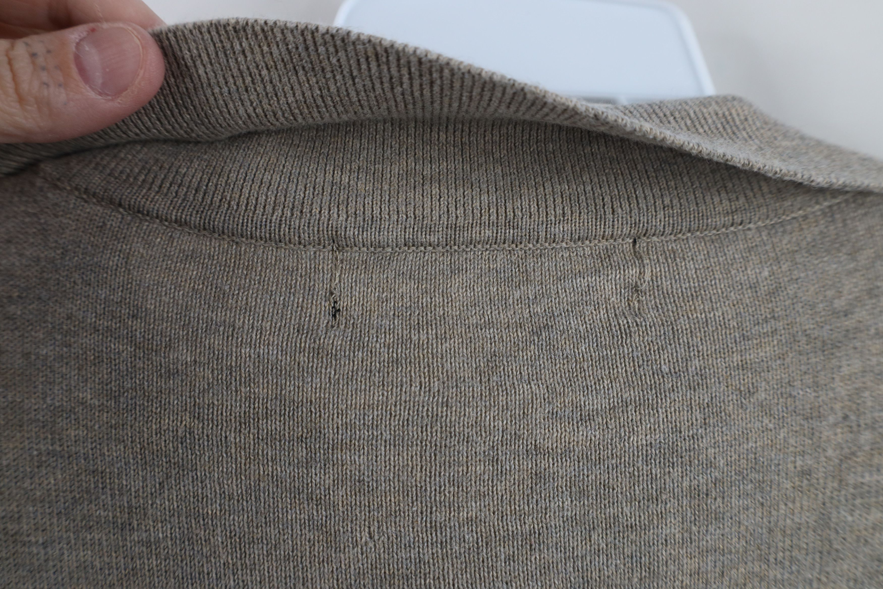 Vintage Vintage 90s Streetwear Collared Knit Pullover Sweater Beige Size US XL / EU 56 / 4 - 7 Thumbnail