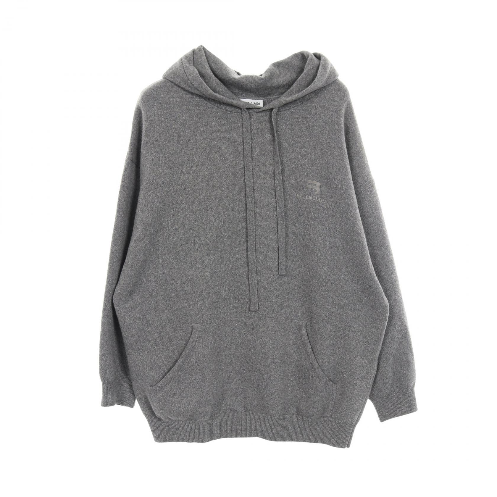 Balenciaga Balenciaga Balenciaga Cashmere Wool Hoodie Textile Sweatshirts & Hoodies DUTY FREE for USA Size ONE SIZE - 1 Thumbnail
