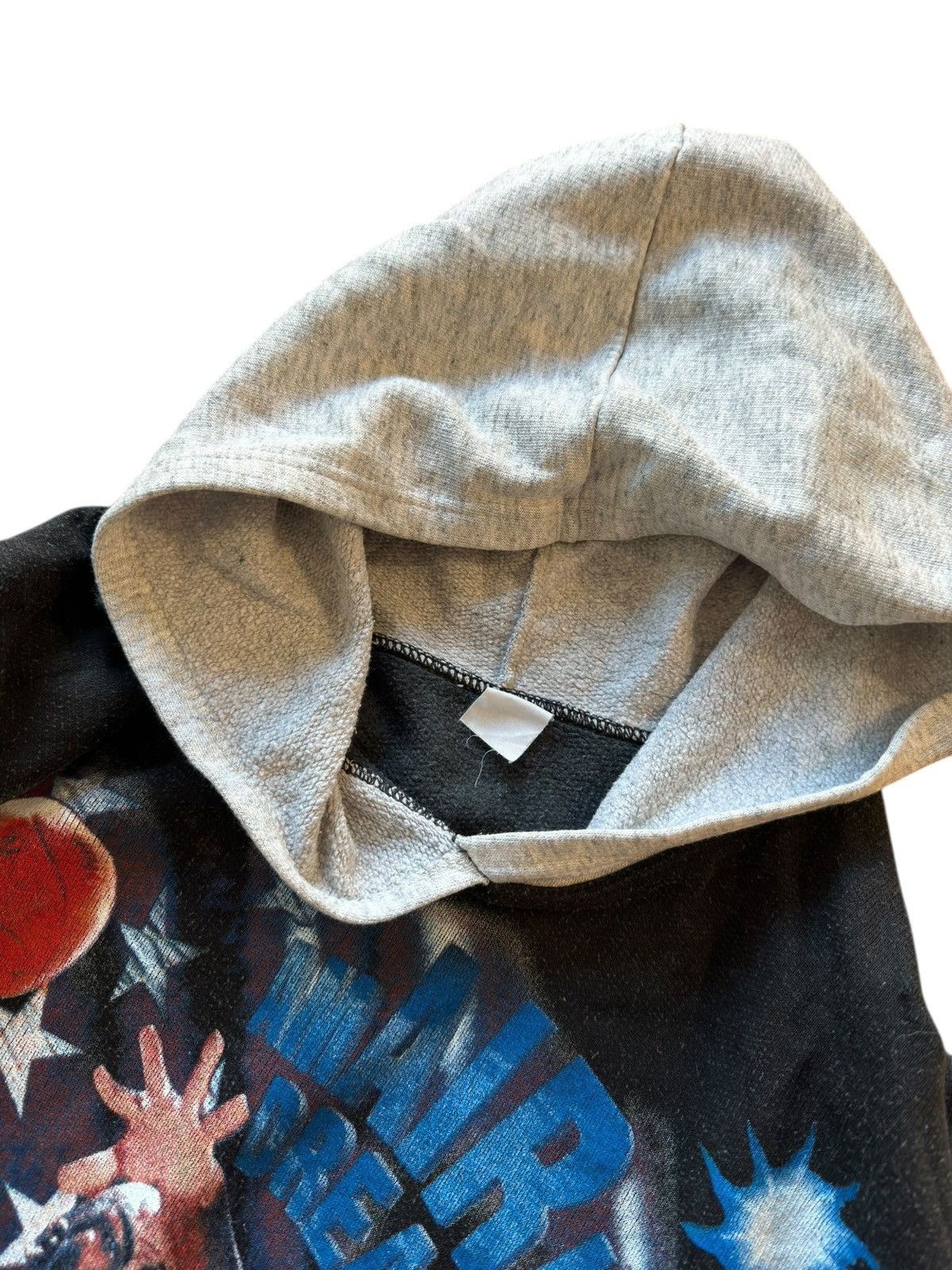 Vintage *RARE* VINTAGE 90s MICHAEL JORDAN NBA BASKETBALL HOODIE Size US XL / EU 56 / 4 - 4 Thumbnail