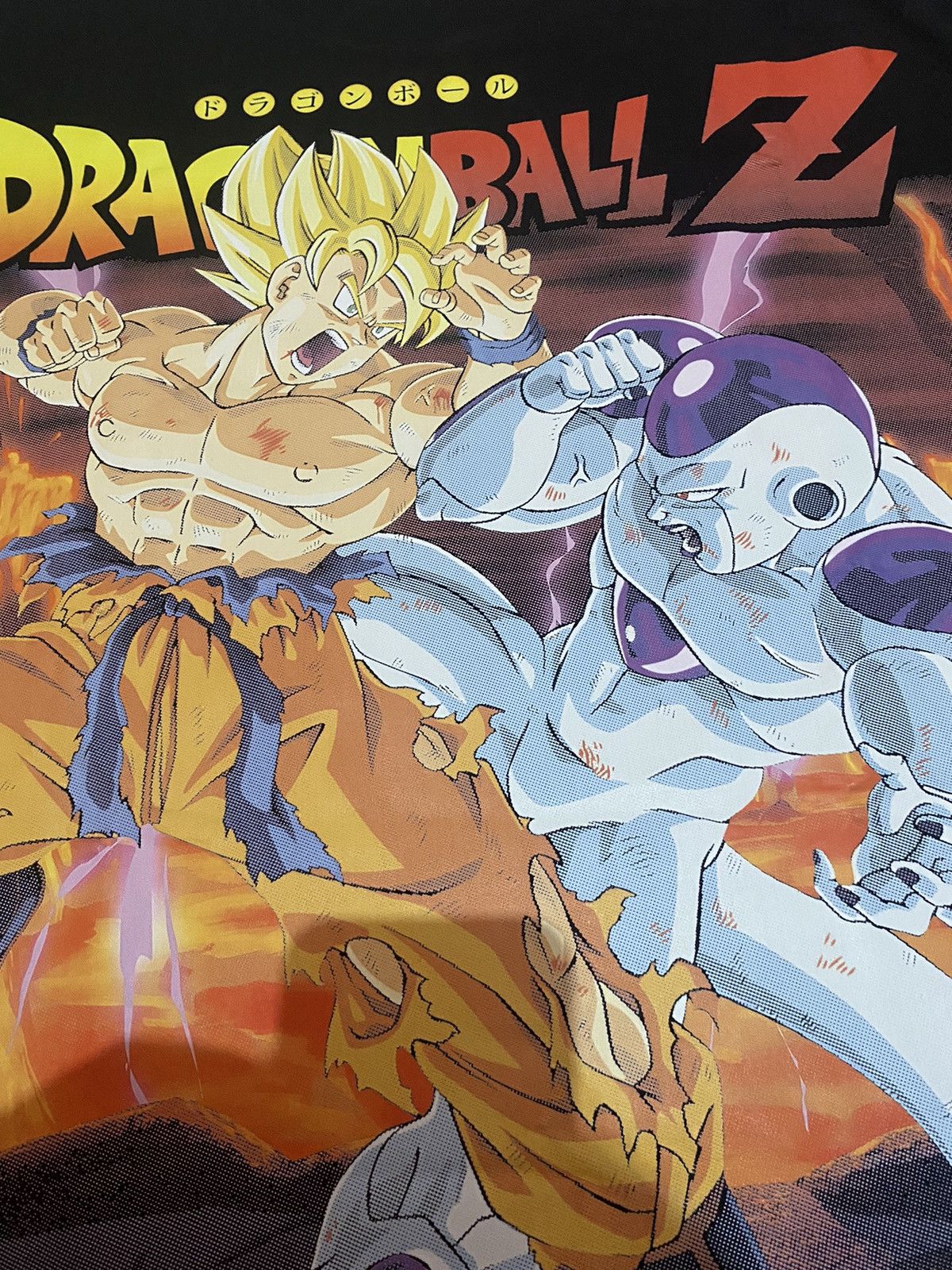 Japanese Brand 🔥RARE🔥 Dragon Ball Z Goku Vs Frieza boot tee anima movie Size US L / EU 52-54 / 3 - 7 Thumbnail