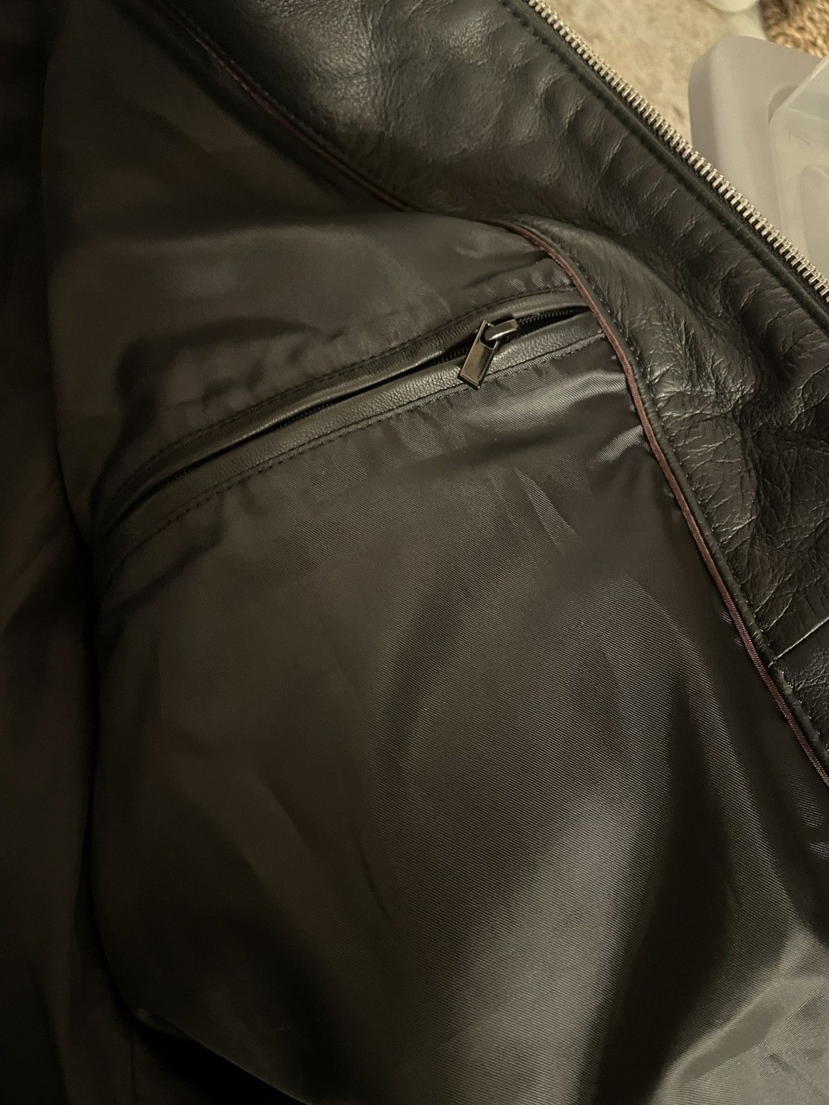 Wilsons Leather Lamb skin leather jacket Size US XL / EU 56 / 4 - 6 Thumbnail