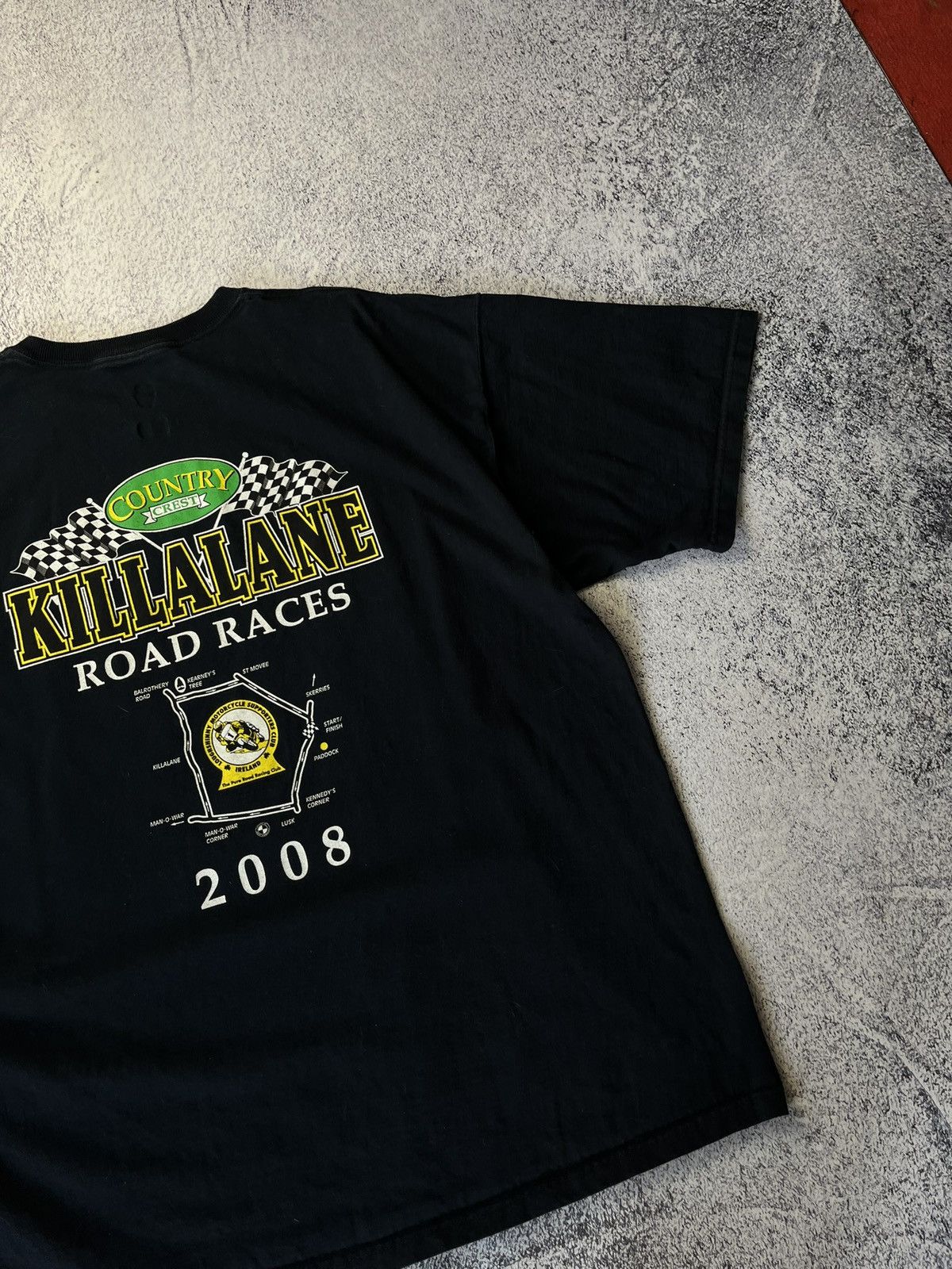 Other Vintage Moto Racing T Shirt Killalane Road Races 2008 Size US XXL / EU 58 / 5 - 15 Thumbnail