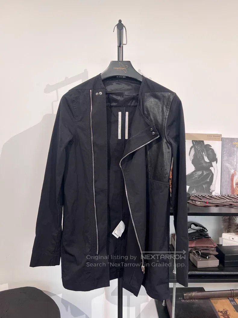 Rick Owens Rick Owens Pocket Patch Collarless Shirt Jacket Size US M / EU 48-50 / 2 - 2 Thumbnail