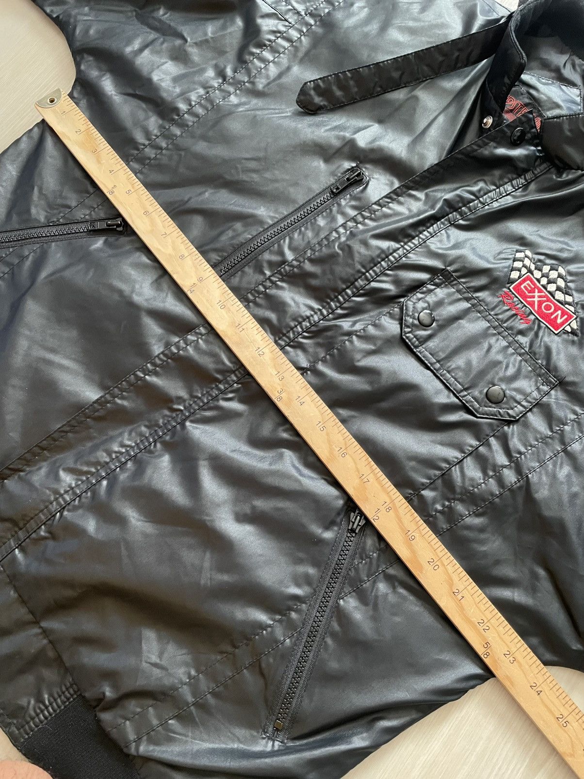 Vintage VTG 80s Exxon Racing Jacket Upstream Racing Division Sz L Size US L / EU 52-54 / 3 - 8 Thumbnail