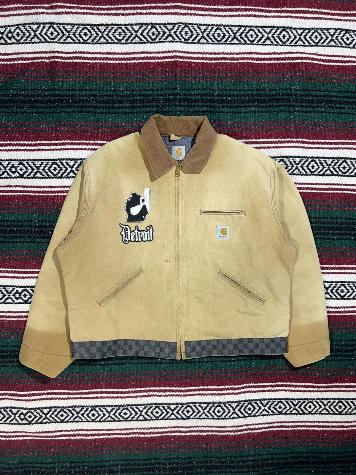 Carhartt Rare Vintage Louis Vuitton Carhartt Detroit Jacket - Beige Size US XL / EU 56 / 4 - 1 Thumbnail