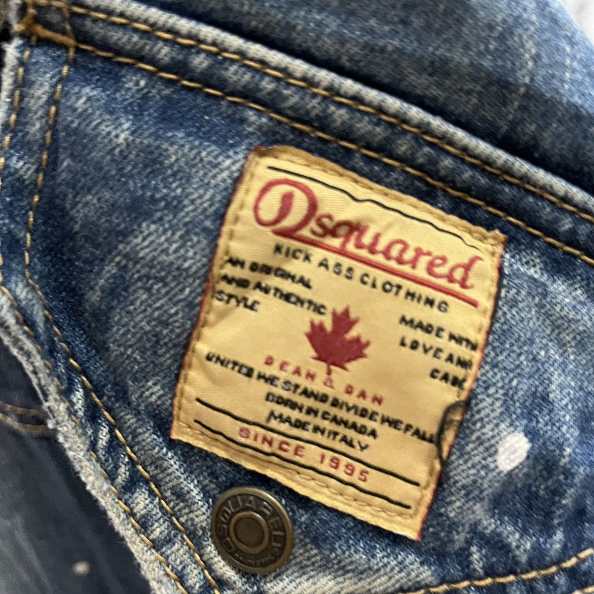 Dsquared2 Vintage Dsquared2 Distressed Art Denim Jeans Size 34" / US 12 / IT 48 - 8 Thumbnail