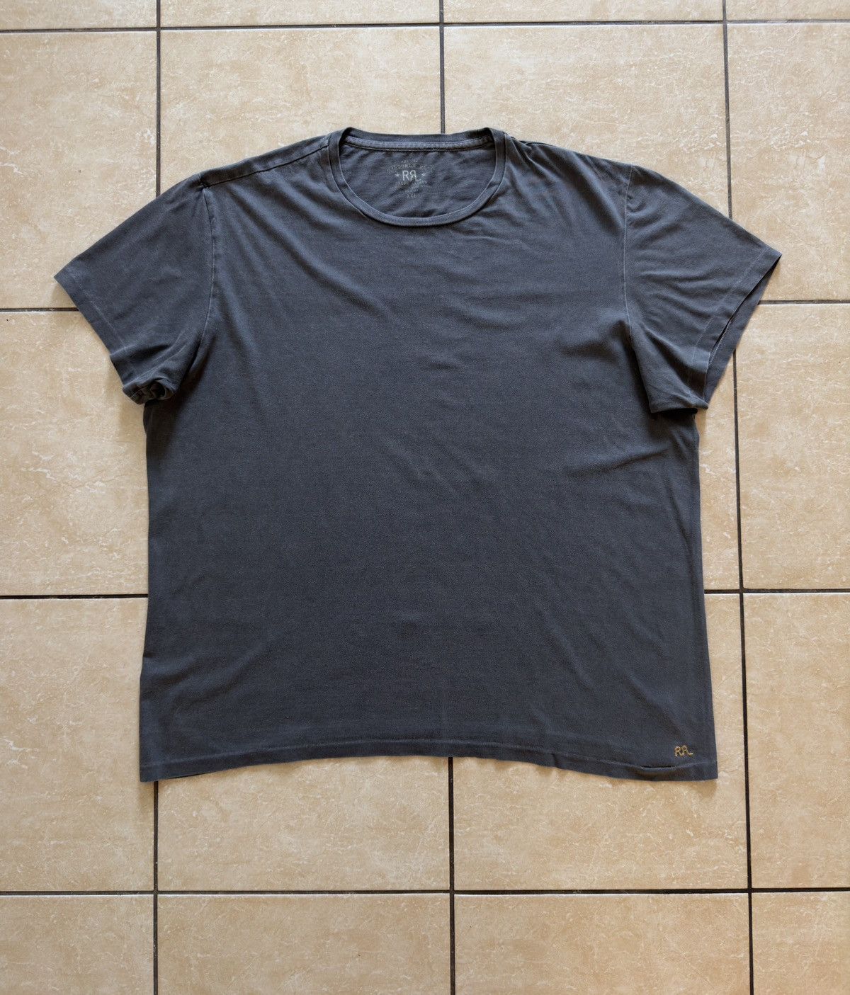 DOUBLE RL ダークグレー Tシャツ DOUBLE RL グレー Tシャツ US XXL