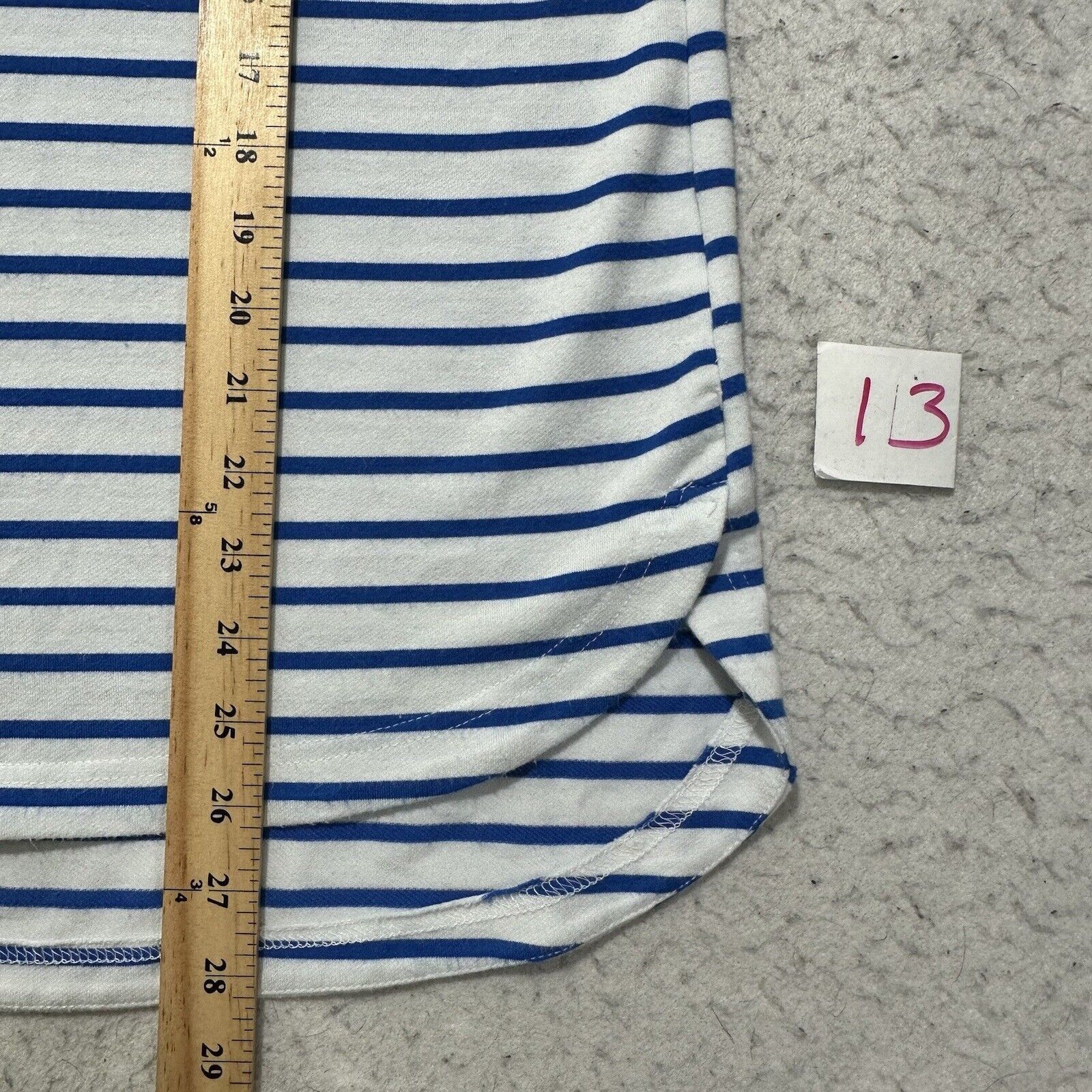 Other Jane and Delancey Small Blue White Striped Hoodie Sweatshirt Size S / US 4 / IT 40 - 9 Thumbnail
