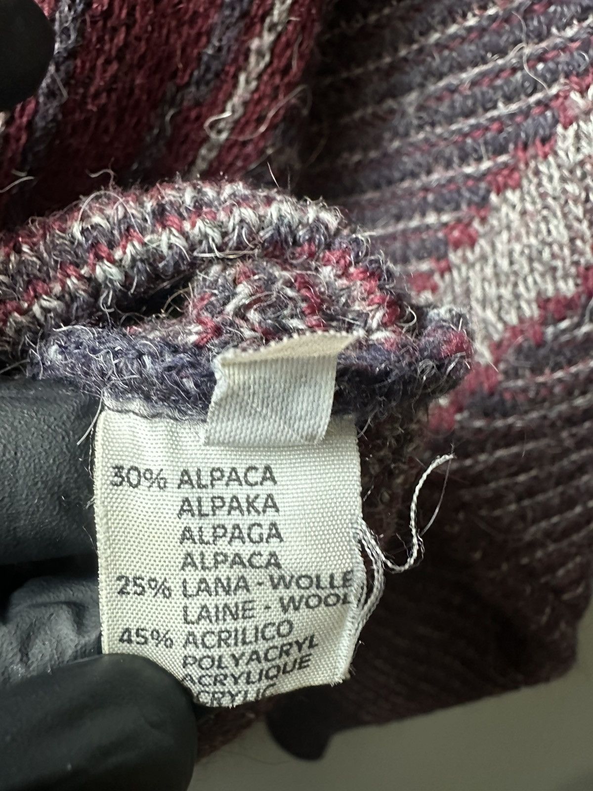 Vintage Monte Carlo Alpaca Wool Acrylic Cardigan Size 50 Size US M / EU 48-50 / 2 - 5 Thumbnail