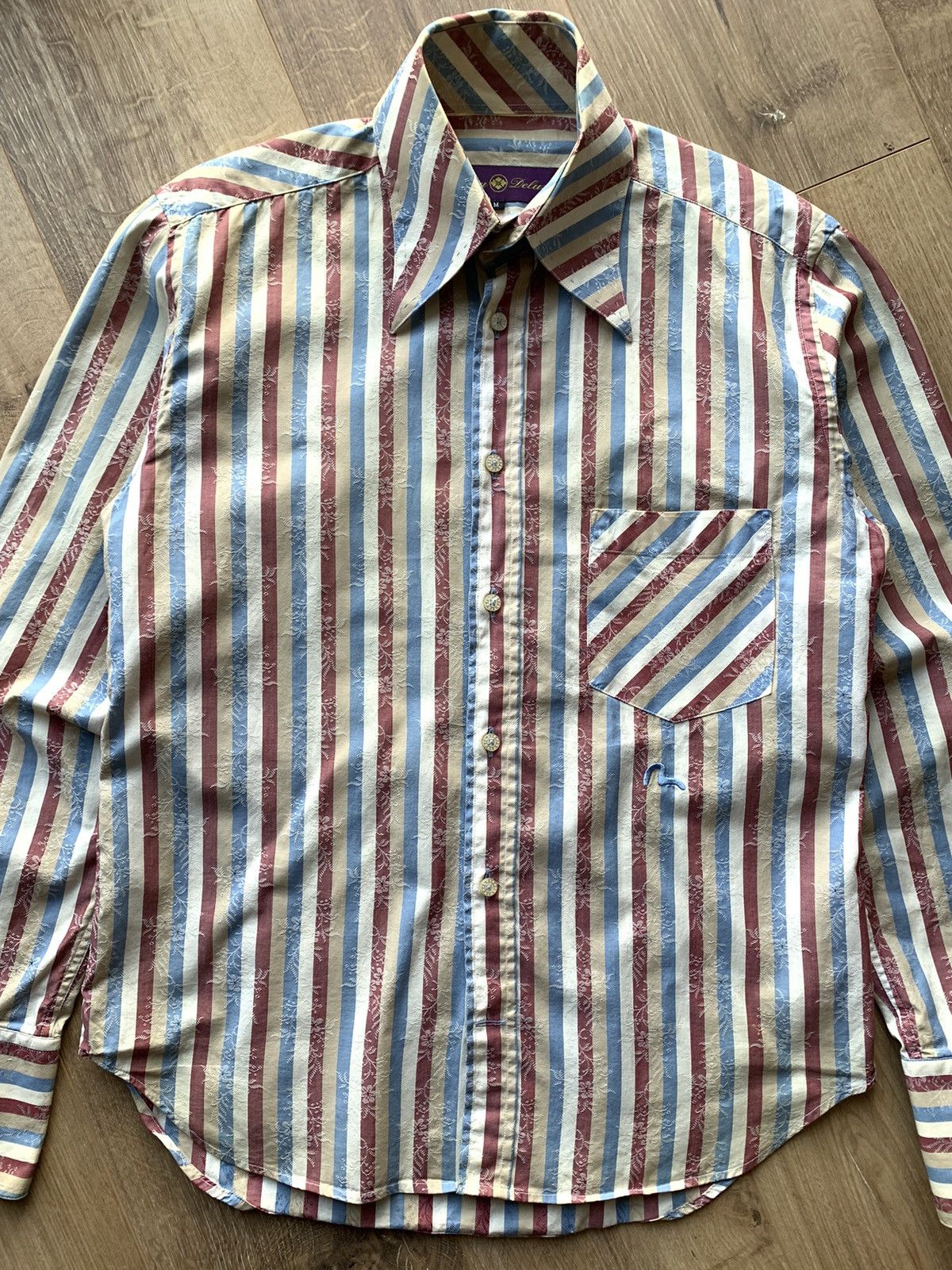Evisu Evisu Delux stripped shirt Size US M / EU 48-50 / 2 - 3 Thumbnail