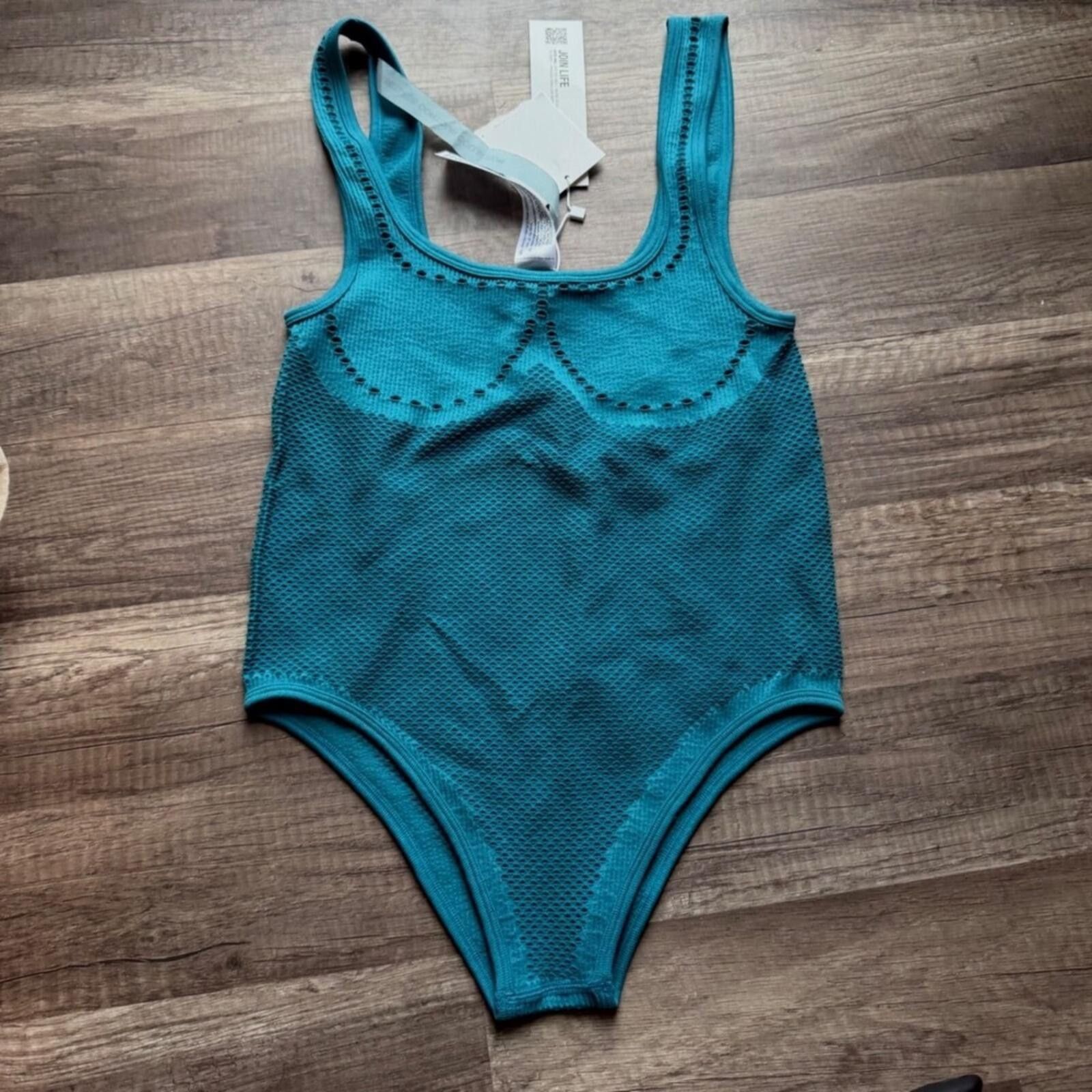 Zara Zara Limitless Contour Collection Pointelle Bodysuit NWT M-L Size XL / US 12-14 / IT 48-50 - 1 Thumbnail