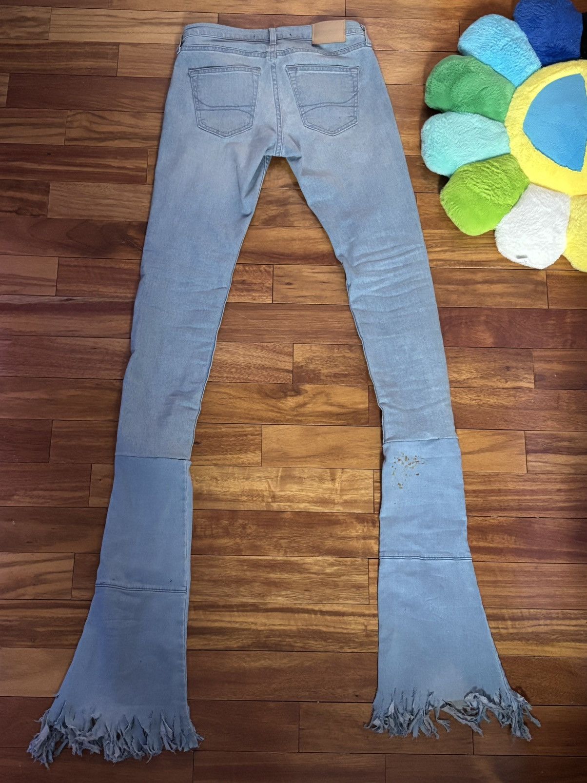 Other (Custom Made) Stacked Denim Distressed Jeans Size US 30 / EU 46 - 3 Thumbnail