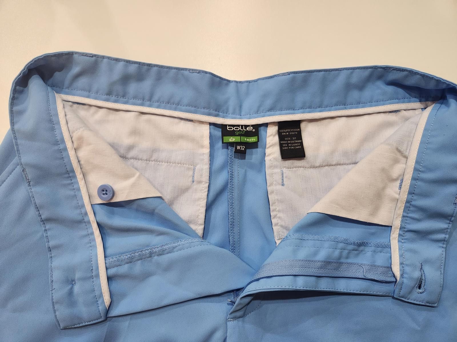 Bolle Bolle Men's Golf Tech Shorts Blue Sz 32 Polyester Size US 32 / EU 48 - 5 Thumbnail