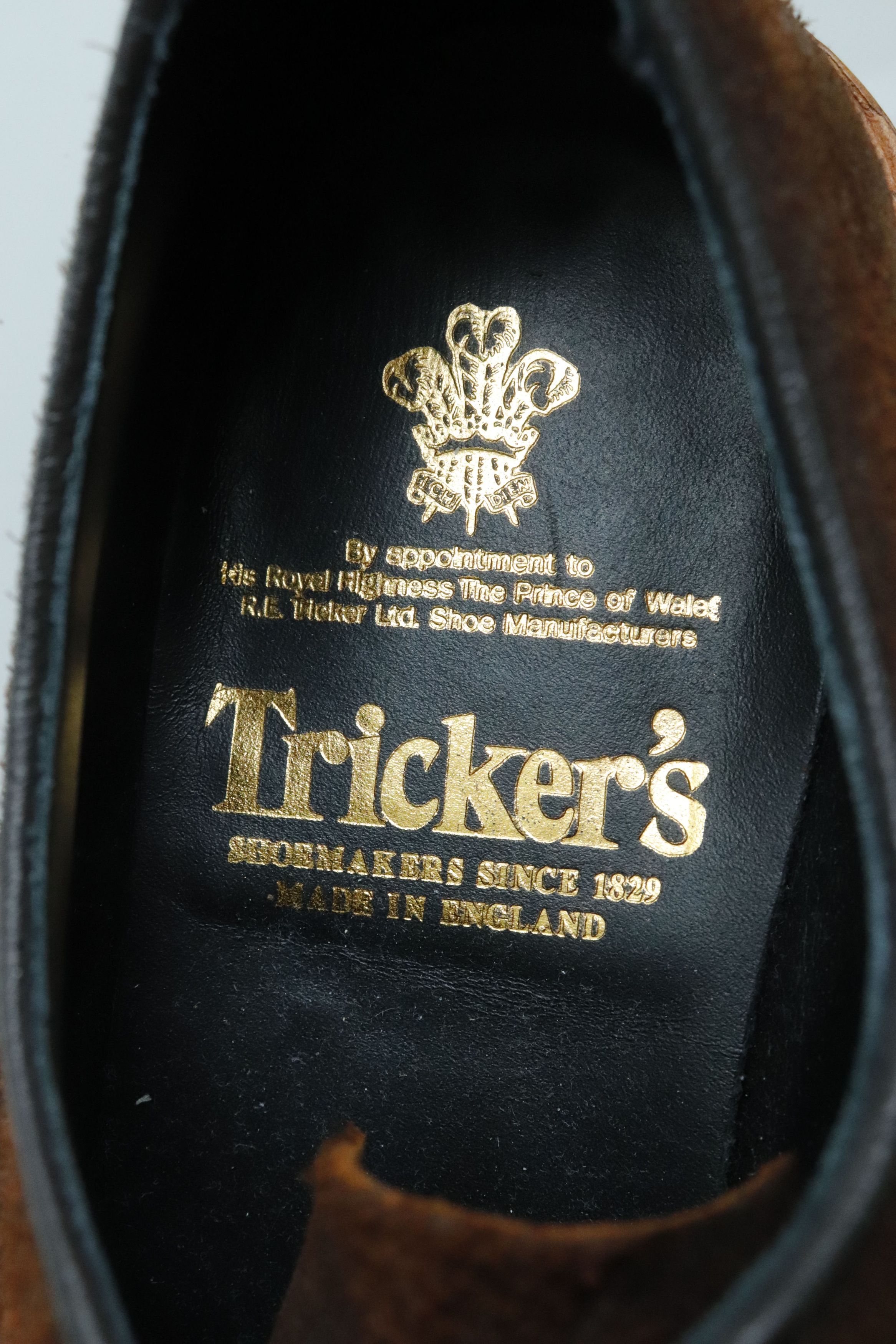 Tricker's Robert Derby in Rough-Out Suede Size US 8.5 / EU 41-42 - 8 Thumbnail