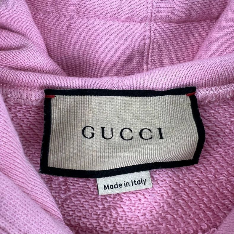 Gucci Gucci Pink Cat Banana Print Hoodie-2505 Size XS / US 0-2 / IT 36-38 - 6 Thumbnail
