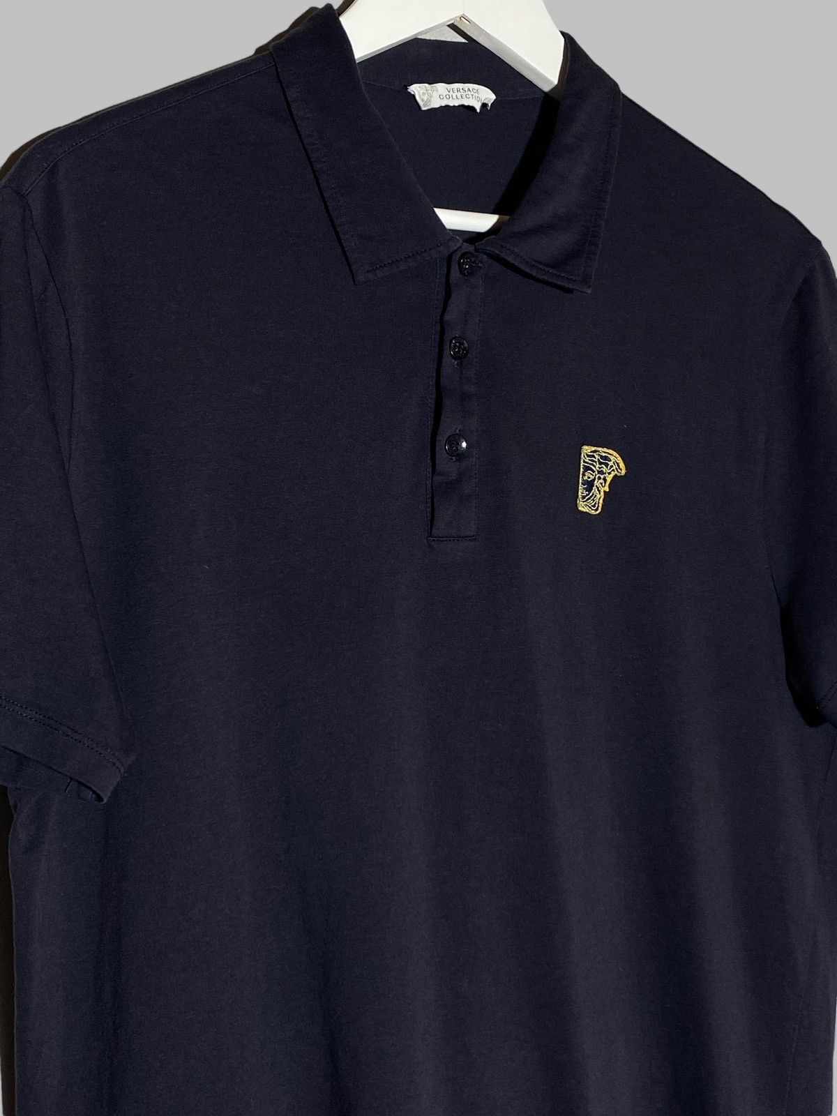 Versace Versace Collection Medusa Patch Logo Polo T-shirt Size US XL / EU 56 / 4 - 3 Thumbnail