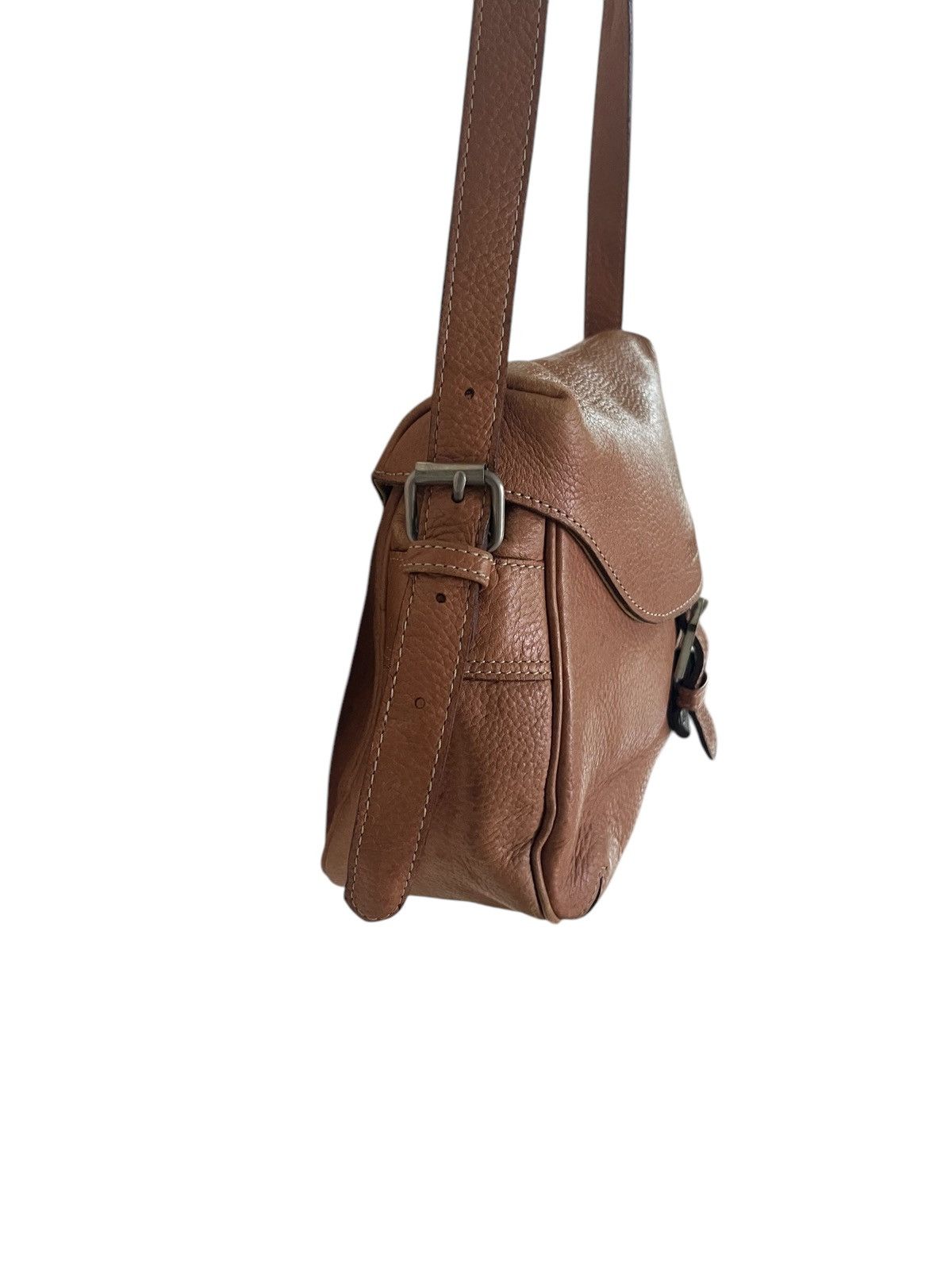 Japanese Brand Vintage FRAME WORK cross body bag leather rare Size ONE SIZE - 3 Thumbnail