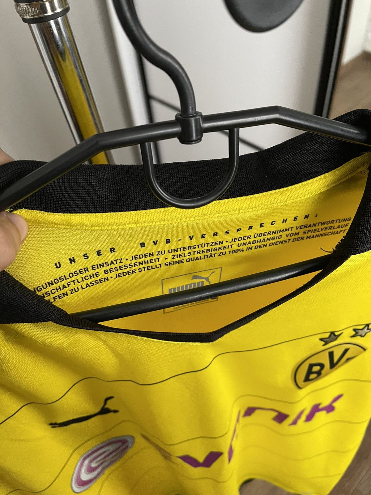 Puma 2015/2016 Puma Borussia Dortmund Soccer Jersey Shirt Size US XL / EU 56 / 4 - 11 Thumbnail
