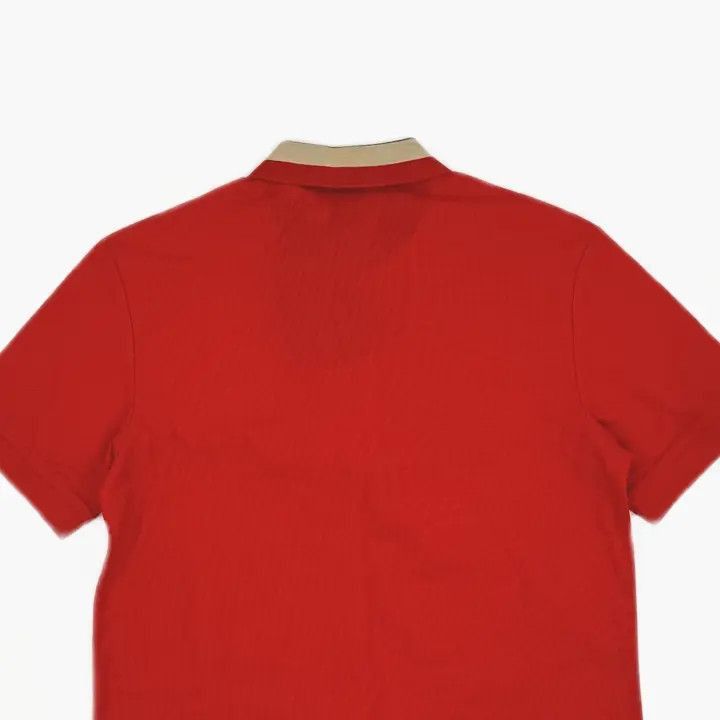 Burberry Burberry Burberry Red Cotton Polo Shirt for Men-2507 Size US S / EU 44-46 / 1 - 2 Thumbnail