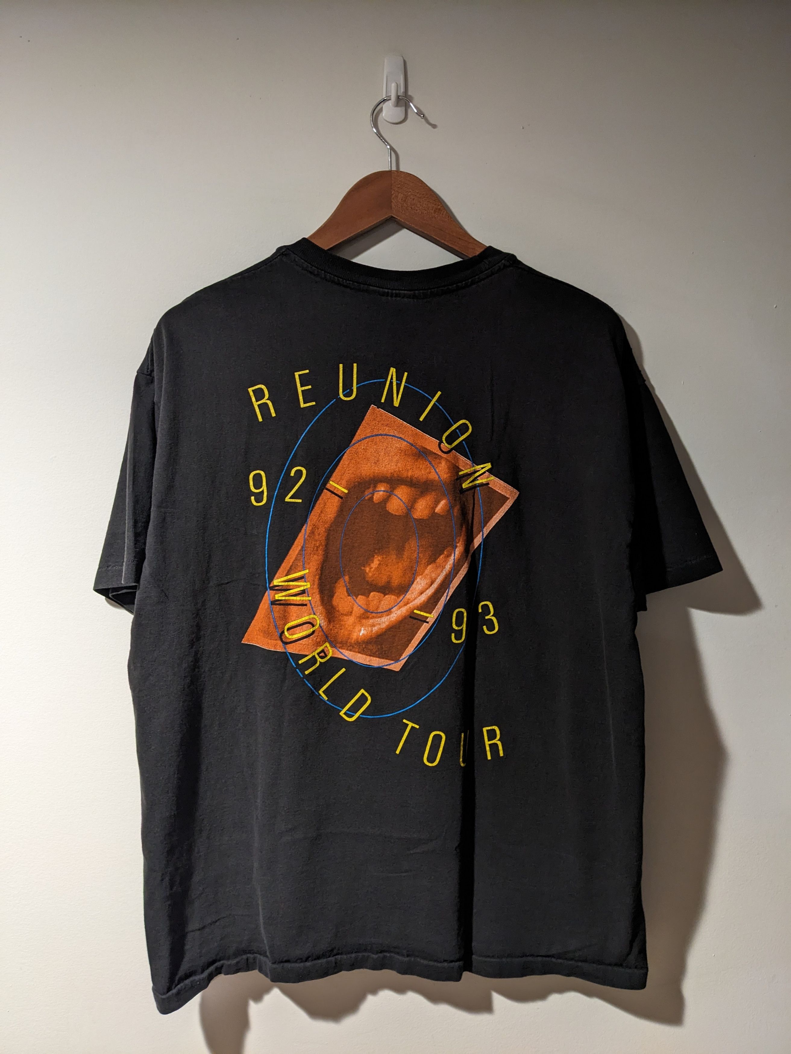 Band Tees × Vintage Vintage 1992 Foreigners Reunion World Tour X-Large T-Shirt Size US XL / EU 56 / 4 - 6 Thumbnail