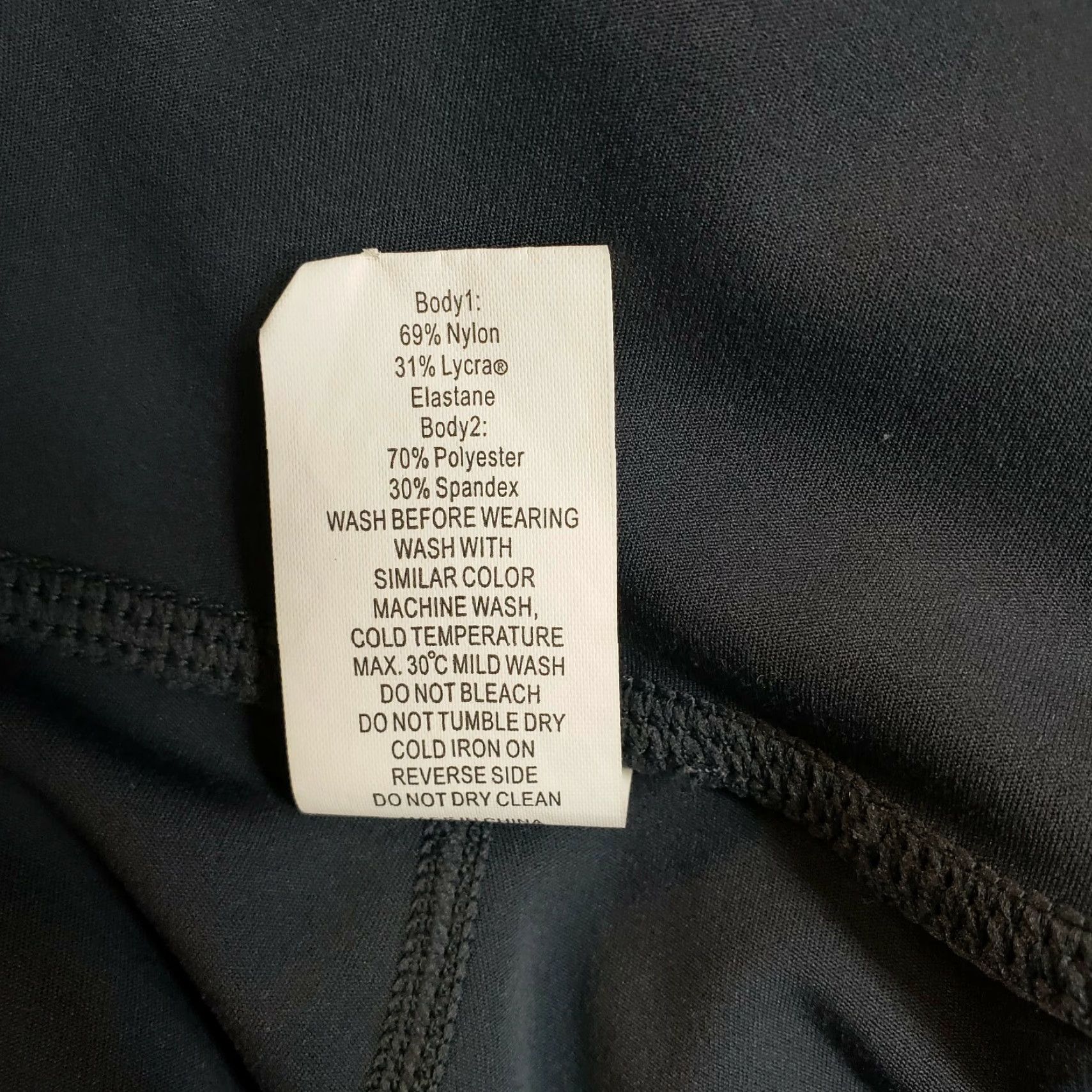 Vintage Zyia Womens Storm Parallel Luxe Leggings Sz 8-10 Blue Ribbed Mid Rise Leggings Body: 8 Inseam 25" Womens Stretch Nylon Activewear Compression Ribbed Size 30" / US 8 / IT 44 - 7 Thumbnail