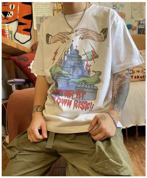 Vintage Retro punk shirt Size US L / EU 52-54 / 3 - 7 Thumbnail