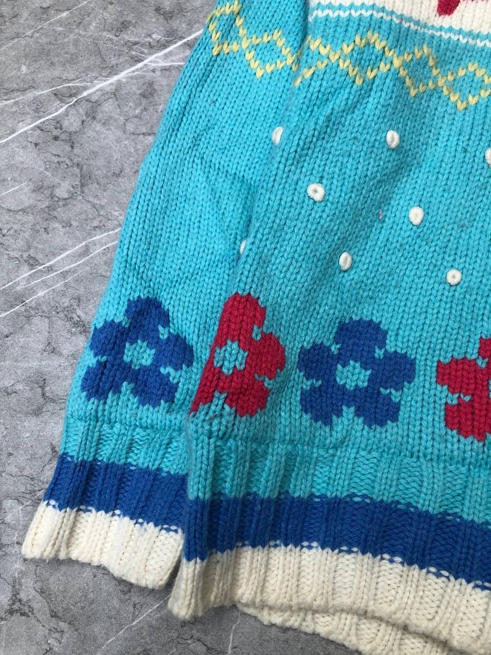Japanese Brand × Vintage Daisy Lovers Knit Button Up Size US M / EU 48-50 / 2 - 6 Thumbnail
