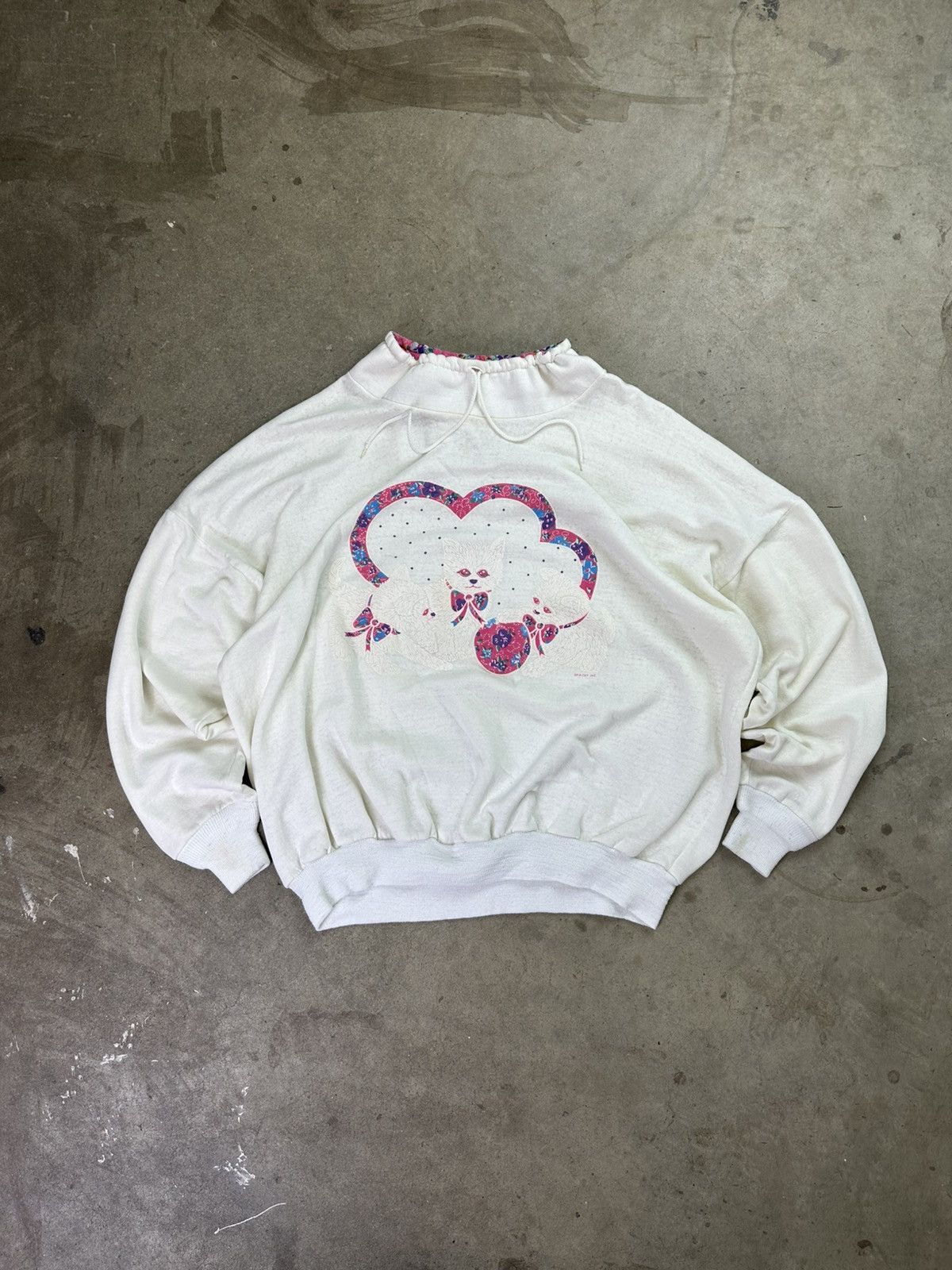 Vintage vintage 90s cute kittens playing crewneck large Size US L / EU 52-54 / 3 - 1 Thumbnail