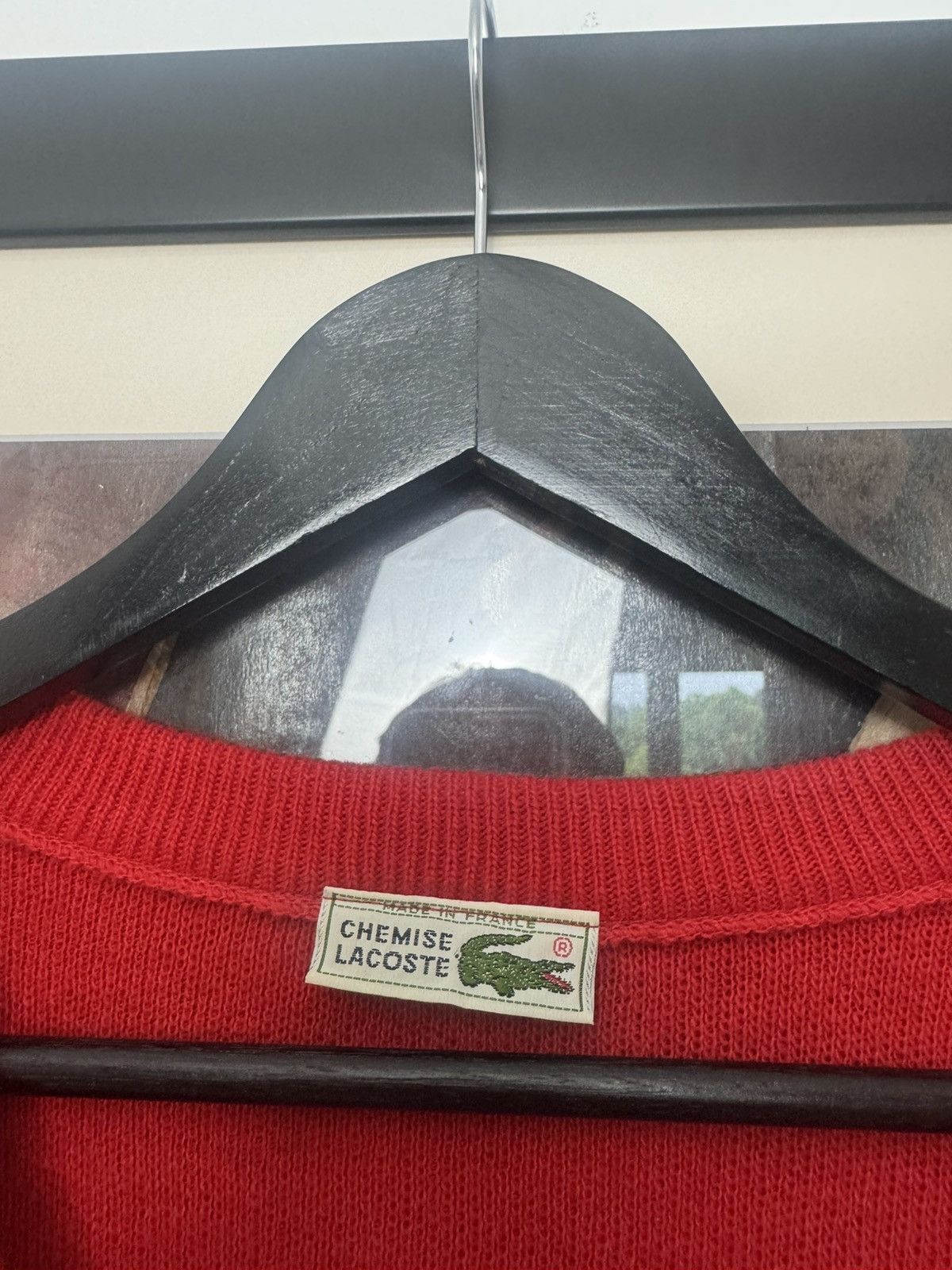 Lacoste Lacoste Vintage Sweater Knit Casual Red White 90s Hype Rare Size US L / EU 52-54 / 3 - 4 Thumbnail