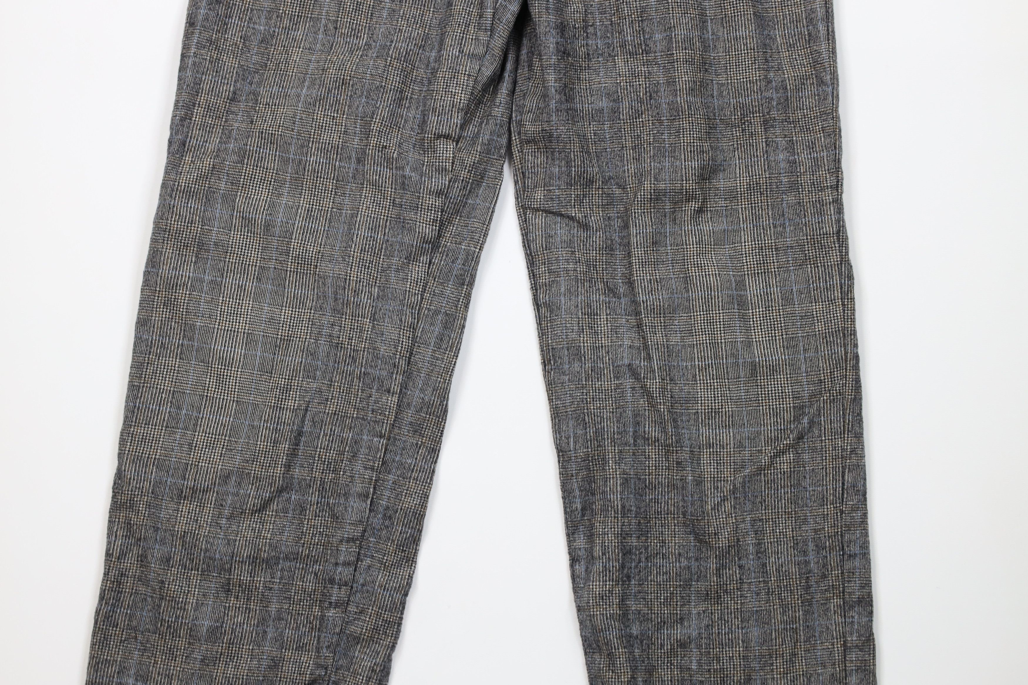 Vintage Vintage 90s Streetwear Tweed Houndstooth Plaid Chino Pants Size US 32 / EU 48 - 3 Thumbnail