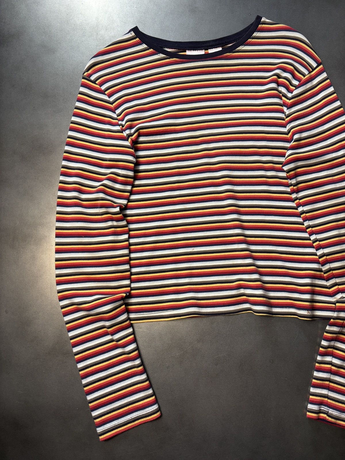 Other × Vintage Y2K Vintage Xhilaration Longsleeve Shirt Stripe Stretch 2000 Size M / US 6-8 / IT 42-44 - 13 Thumbnail