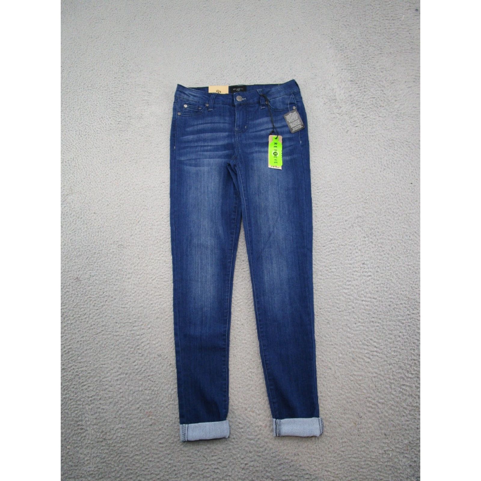 Vintage Celebrity Pink Jeans Women's Dawson Super Skinny Blue Stretch Denim SZ 3/26 NEW Size 26" / US 2 / IT 38 - 2 Thumbnail