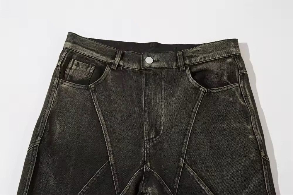Street Deconstructed Micro-flared Jeans