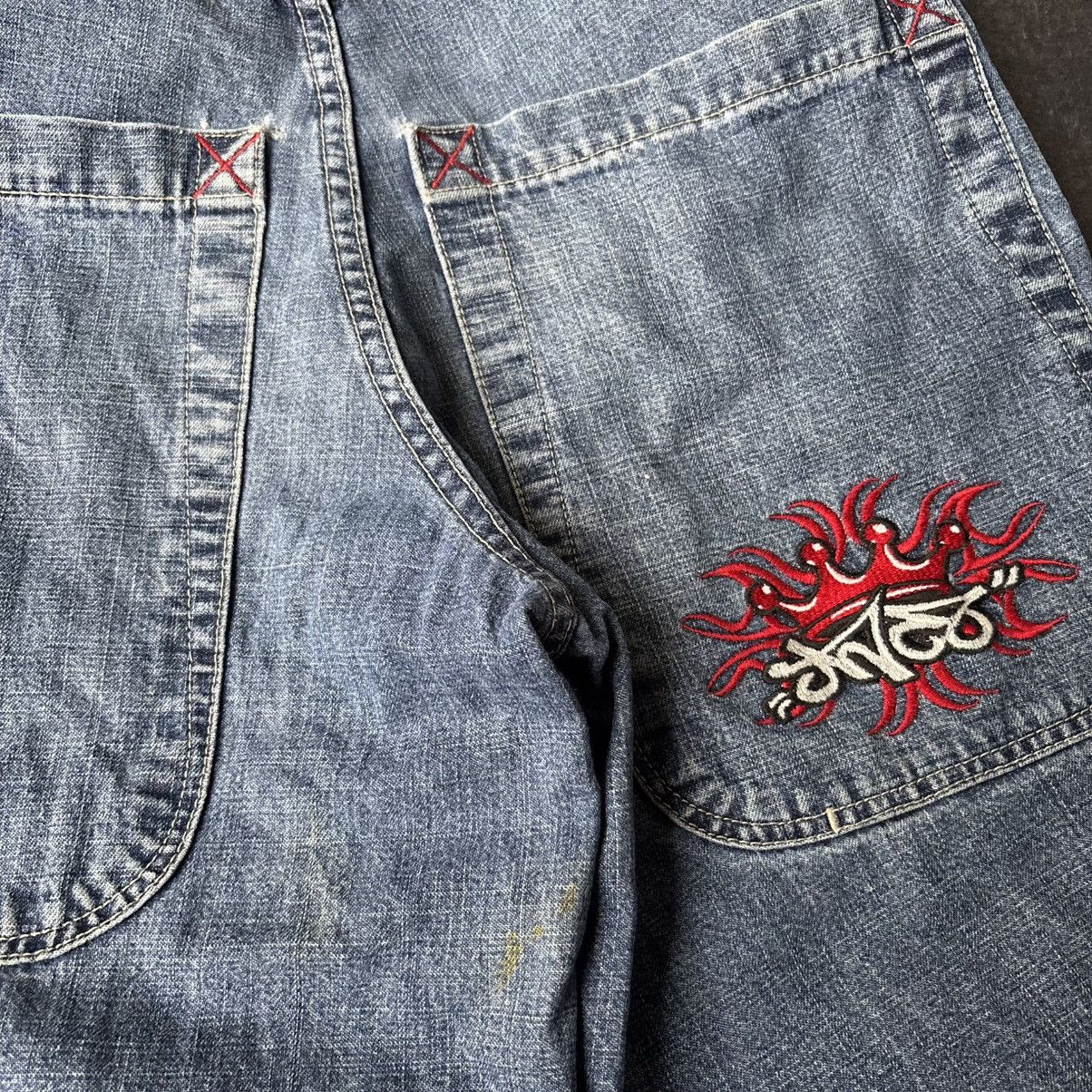 JNCO JNCO TRIBALS LOGO JORT Size US 32 / EU 48 - 11 Thumbnail