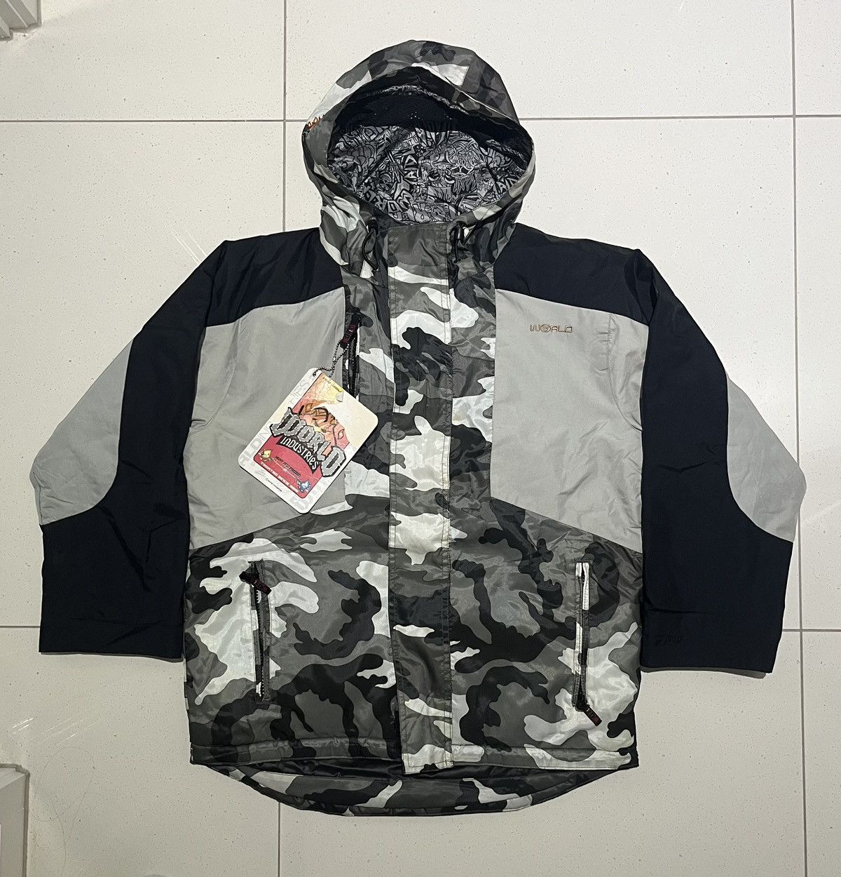 World Industries Vintage 90s World Industries Camo Jacket Size US XS / EU 42 / 0 - 2 Thumbnail