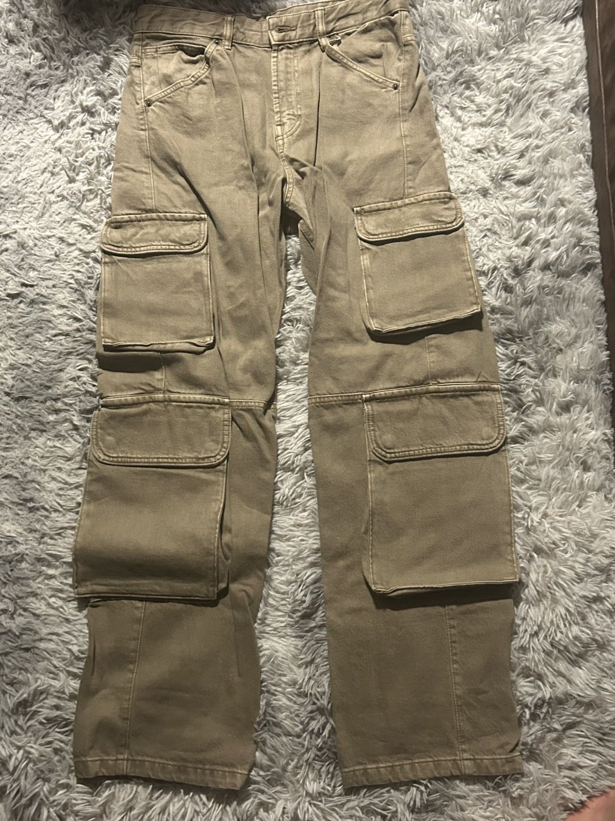 Zara Zara cargo denim pants 31 Size US 31 - 1 Thumbnail
