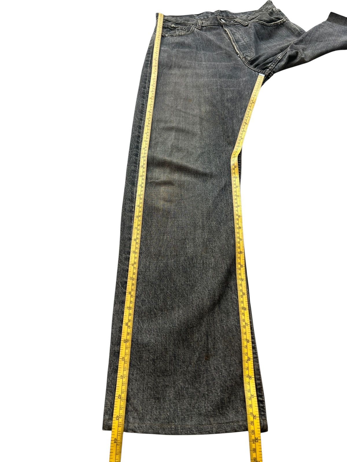 Vintage Levi’s 509 Black Distressed Denim Jeans 31x32.5