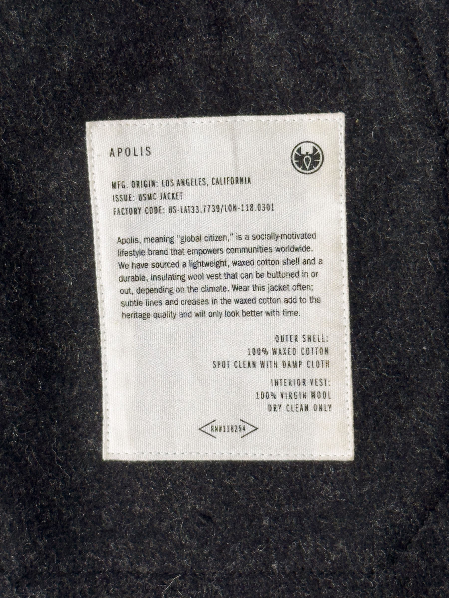 Apolis Apolis Global Citizen USMC Jacket w/ Wool Vest Liner Size US M / EU 48-50 / 2 - 12 Thumbnail