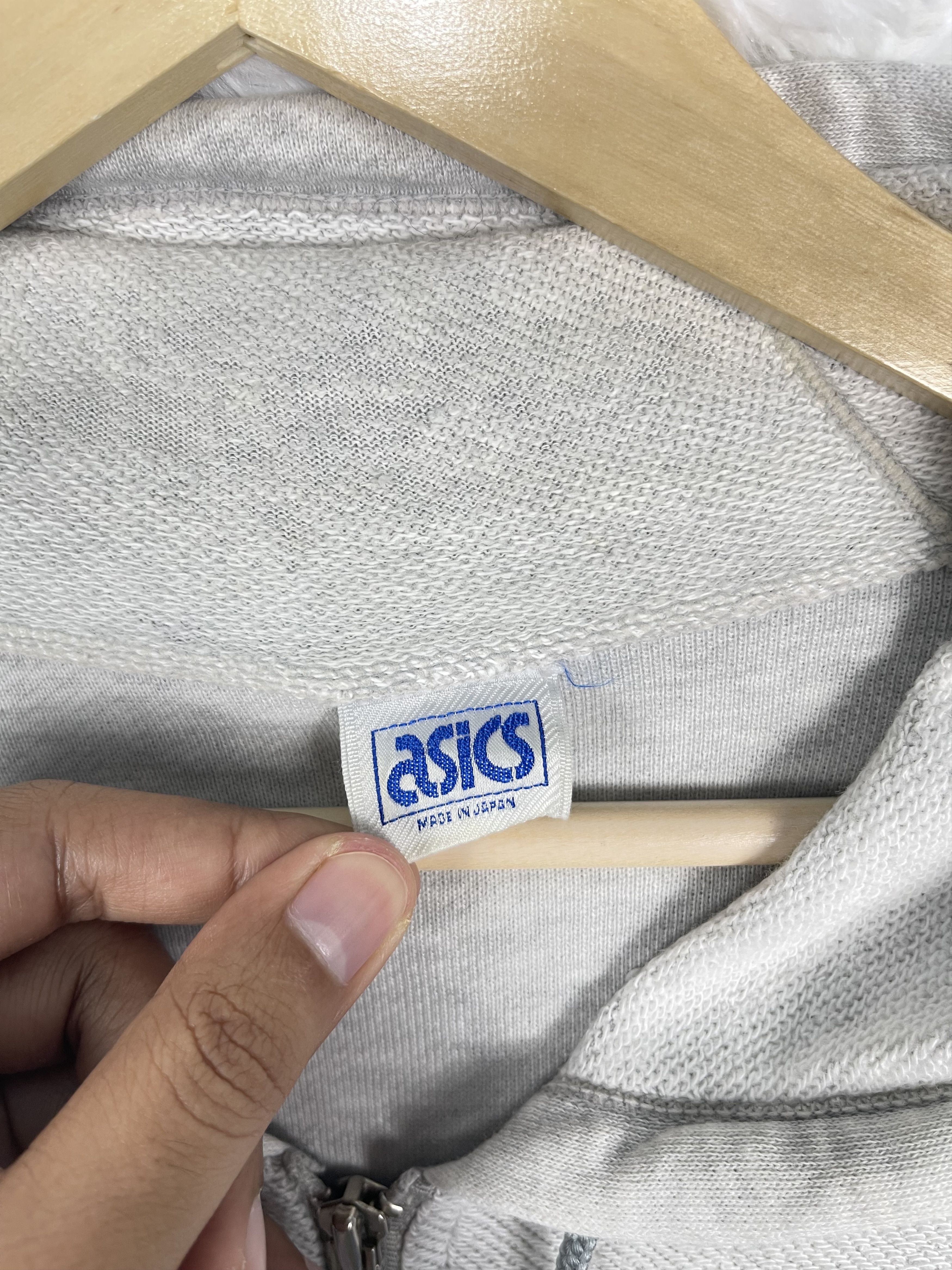 Asics Vintage 90s Asics Prolook Zip Up Hoodie Sweatshirt AS0005 Size US M / EU 48-50 / 2 - 5 Thumbnail