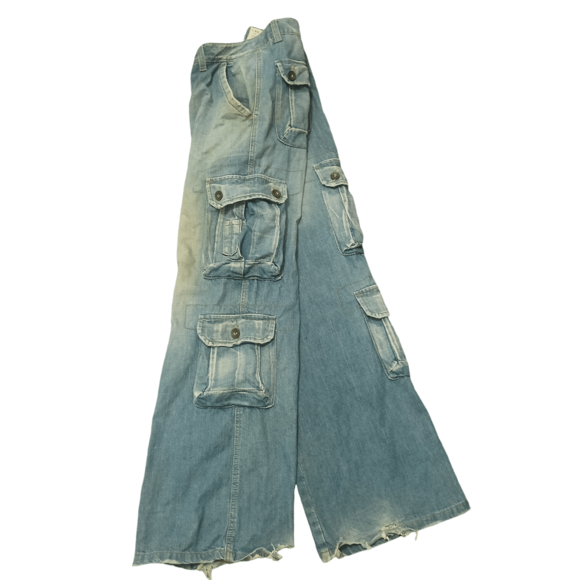 Who Decides War Vintage S.NIK Jeans 8 pocket distressed baggy jeans Size US 34 / EU 50 - 10 Thumbnail