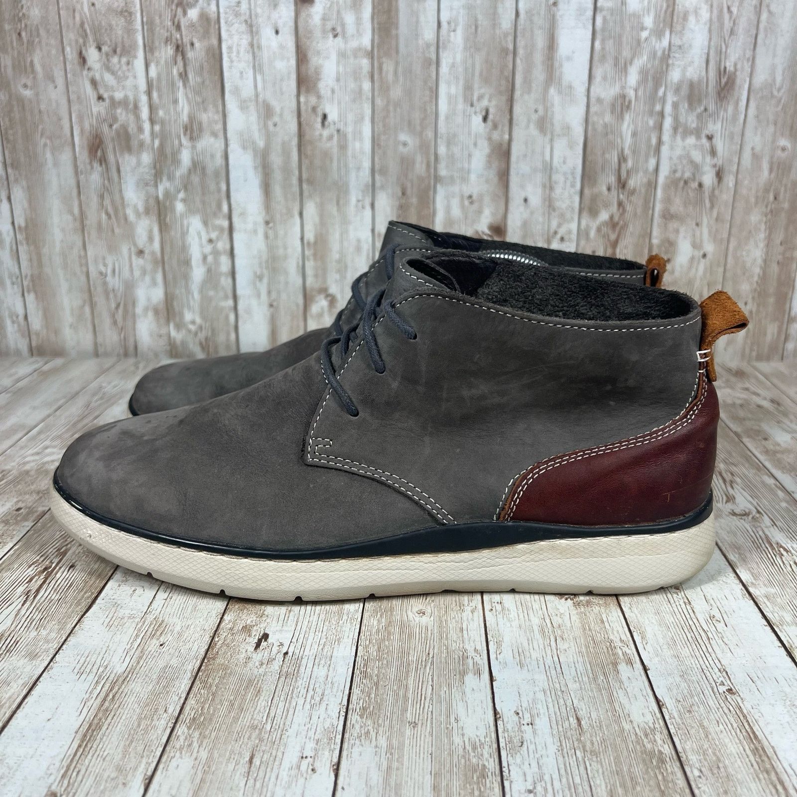 Johnston & Murphy Johnston and Murphy Farley chukka boots Mens 12 gray Size US 12 / EU 45 - 2 Thumbnail