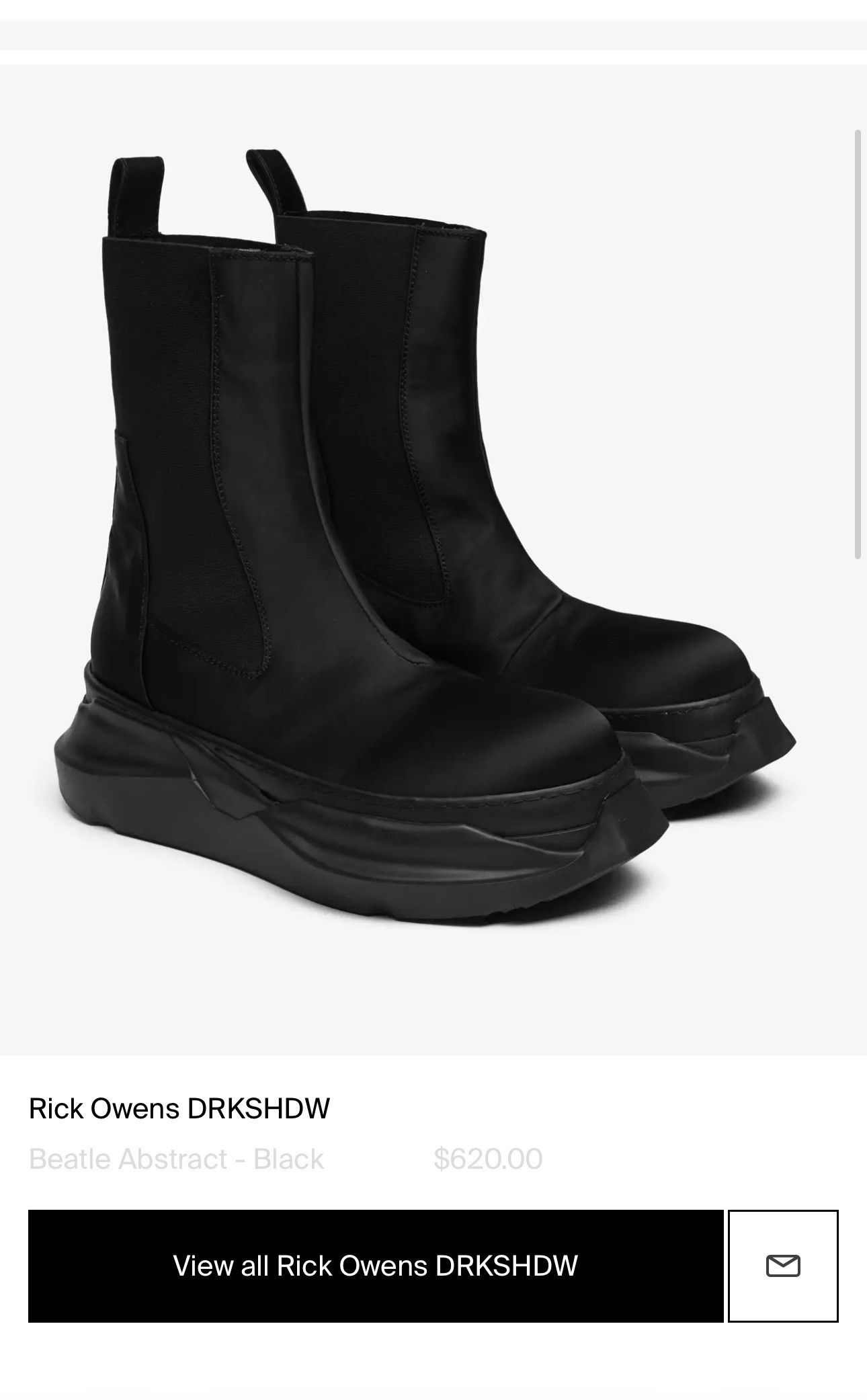 Rick Owens Rick Owen Boots Size US 12 / EU 45 - 1 Thumbnail