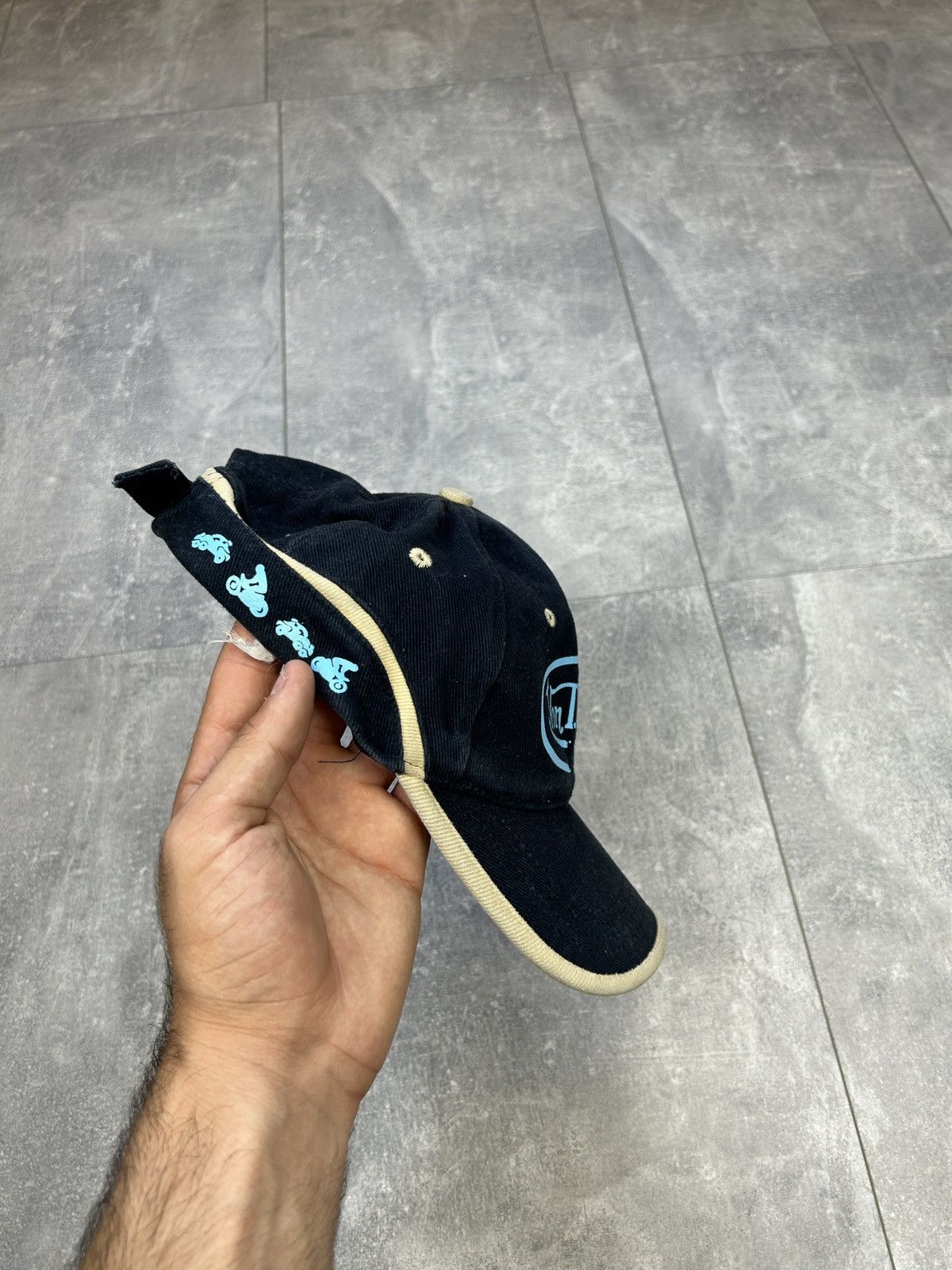 Vintage × Von Dutch Mens Vintage Von Dutch Cap navy hats y2k streetwear rare Size ONE SIZE - 3 Thumbnail